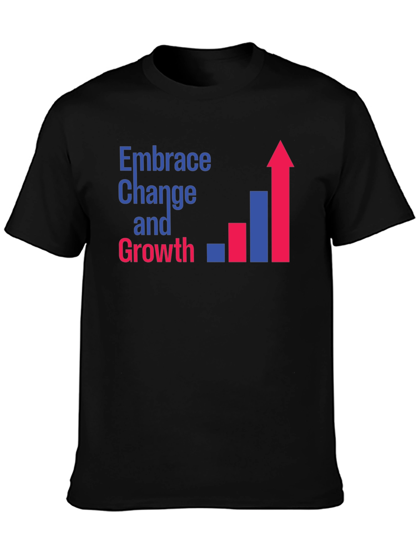 Embrace Change & Growth Black T-Shirt - 3