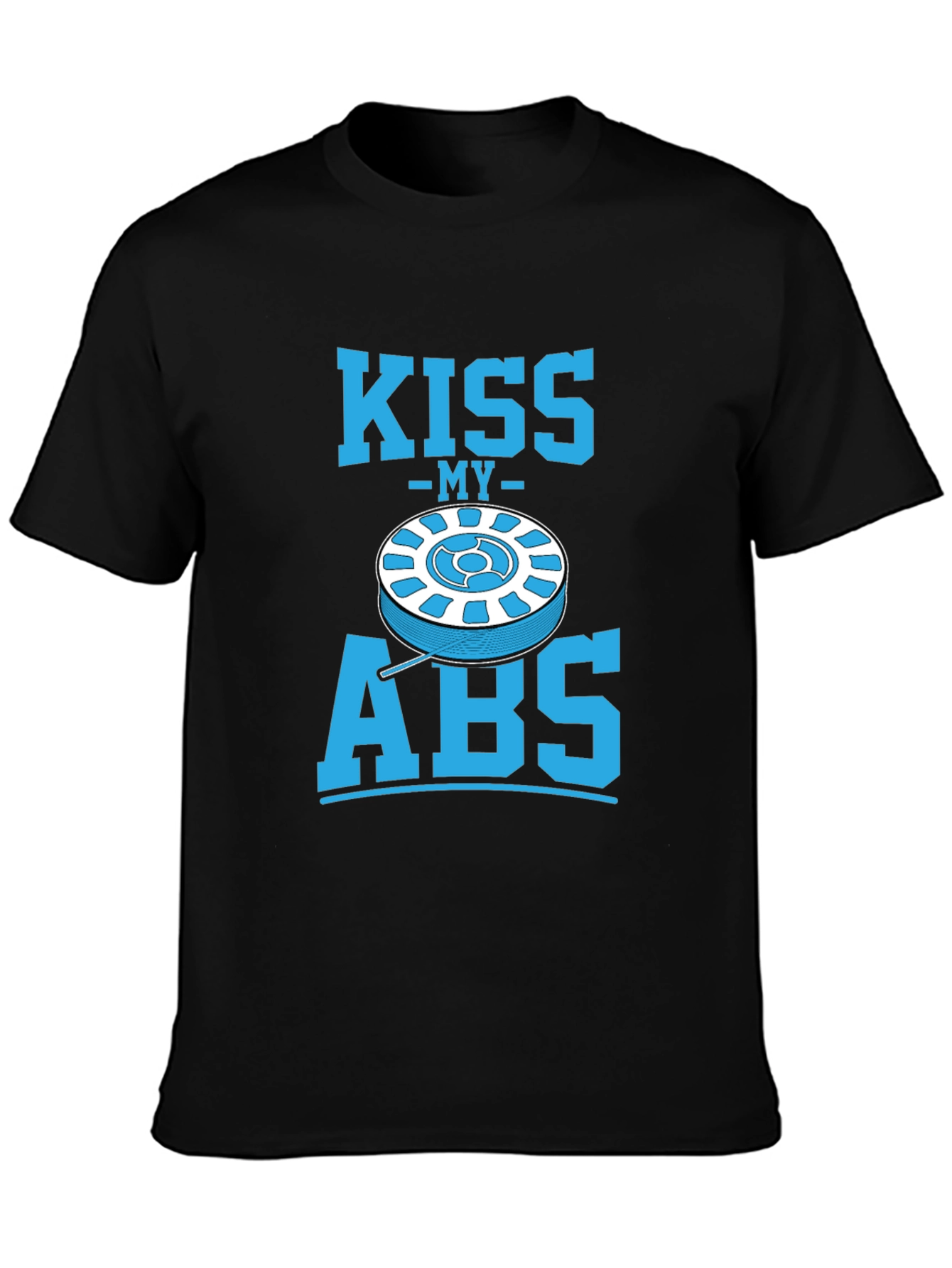 Black Kiss My ABS T-Shirt - Funny Automotive Mechanic Tee view 3