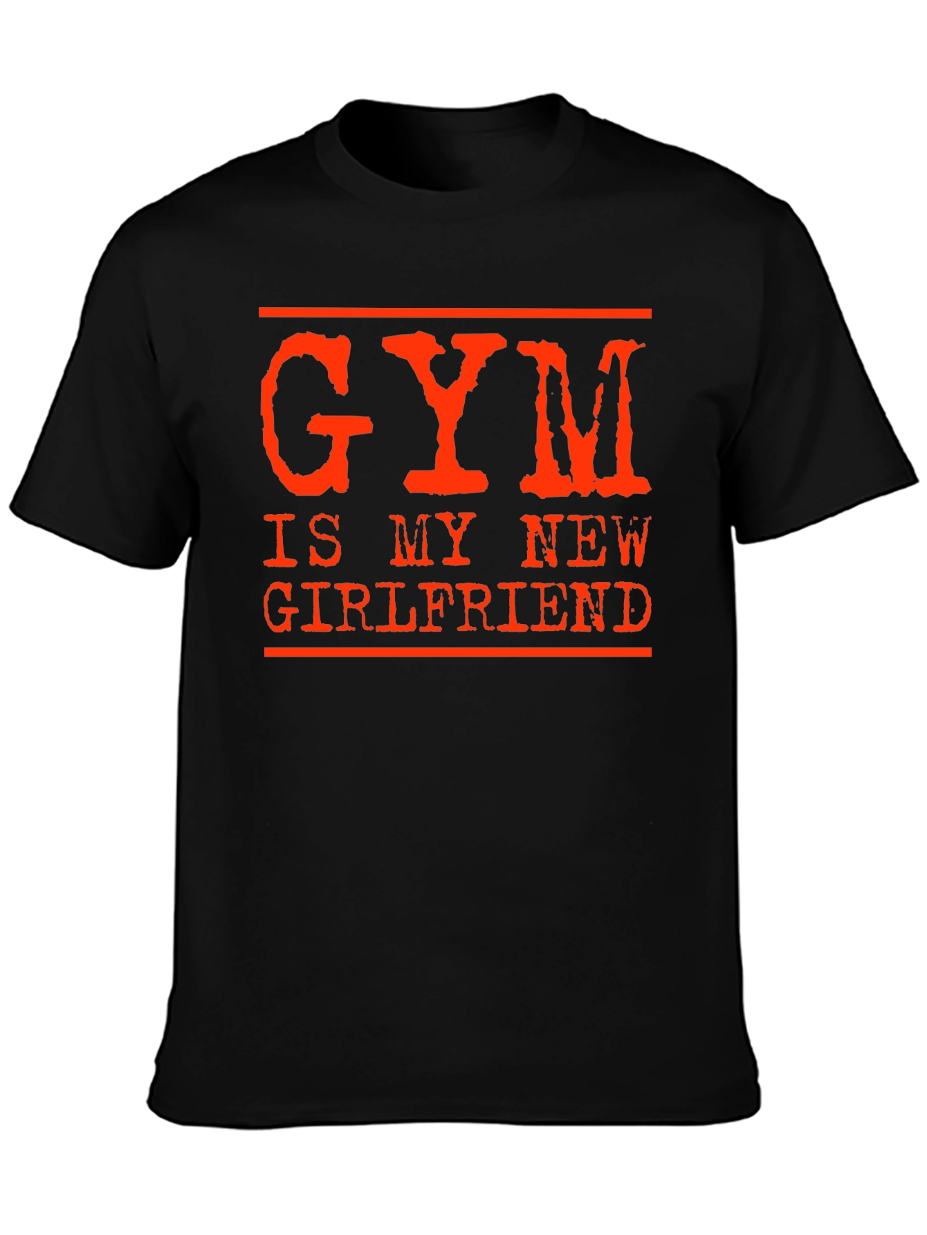 Black Gym is My New Girlfriend Graphic Tee view 3