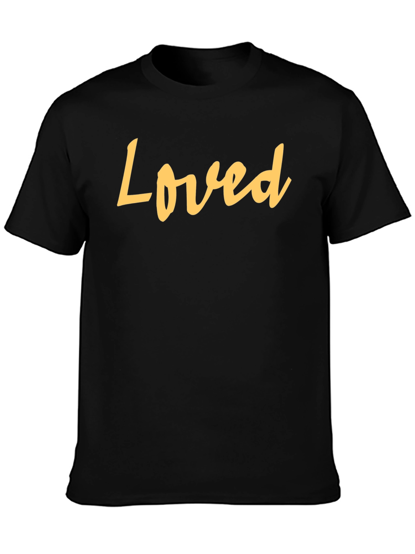 Black Loved Graphic Tee - Stylish and Comfortable view 3