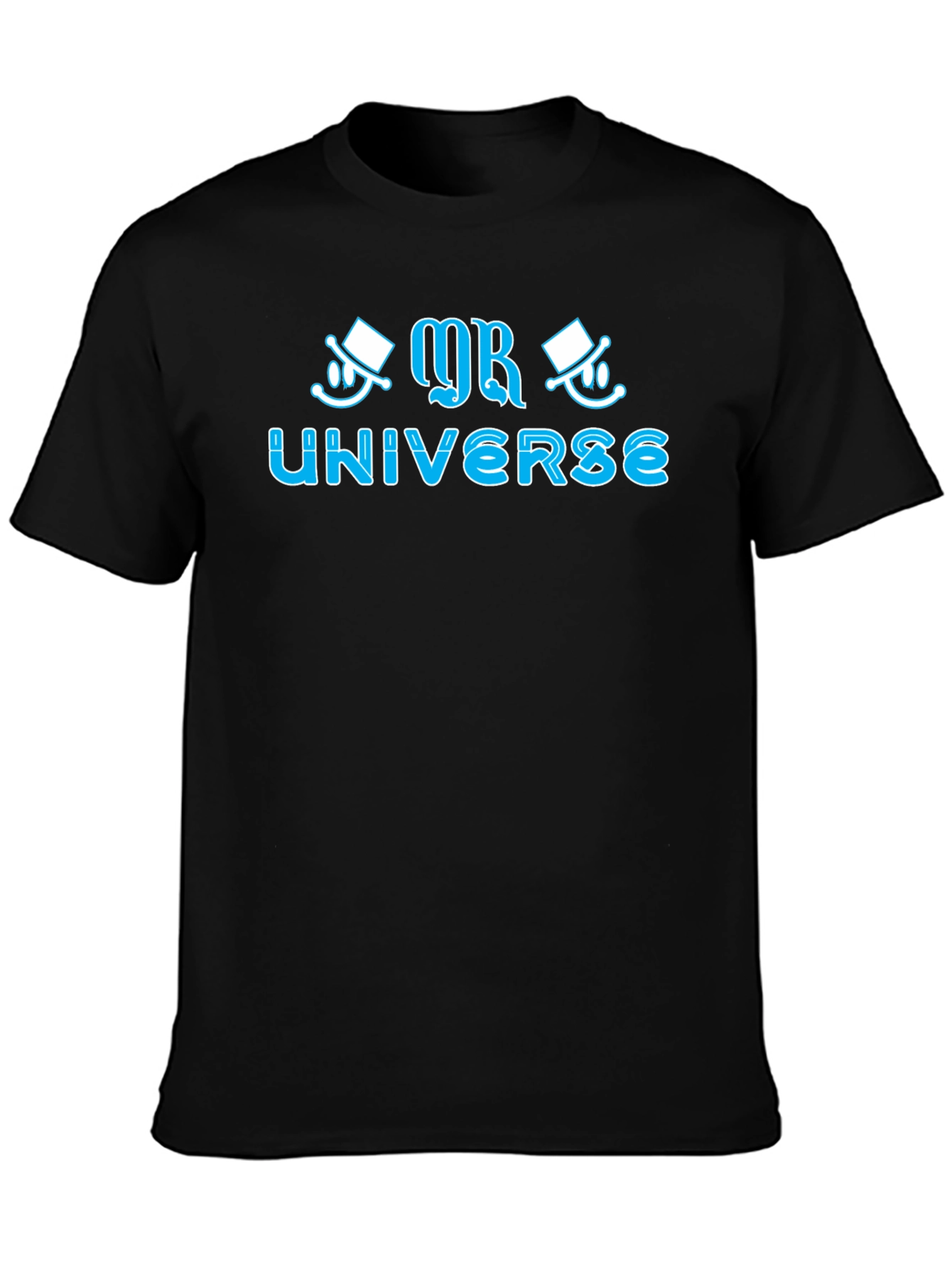 Black Mr. Universe Graphic T-Shirt - Black view 3