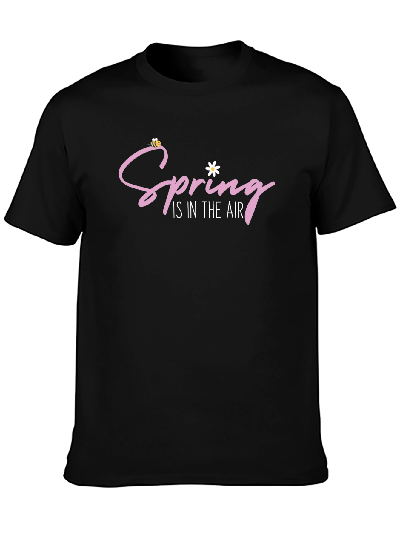 Black Spring is in the Air T-Shirt view 3