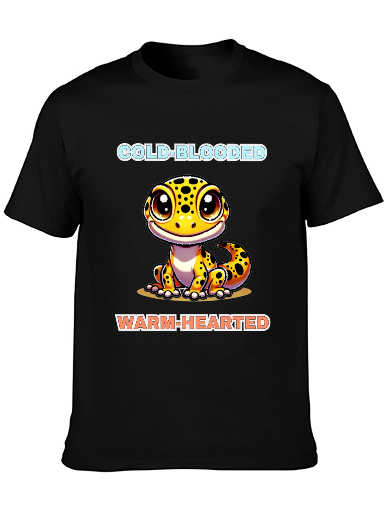 Cold-Blooded Warm-Hearted Lizard Graphic Tee - 3