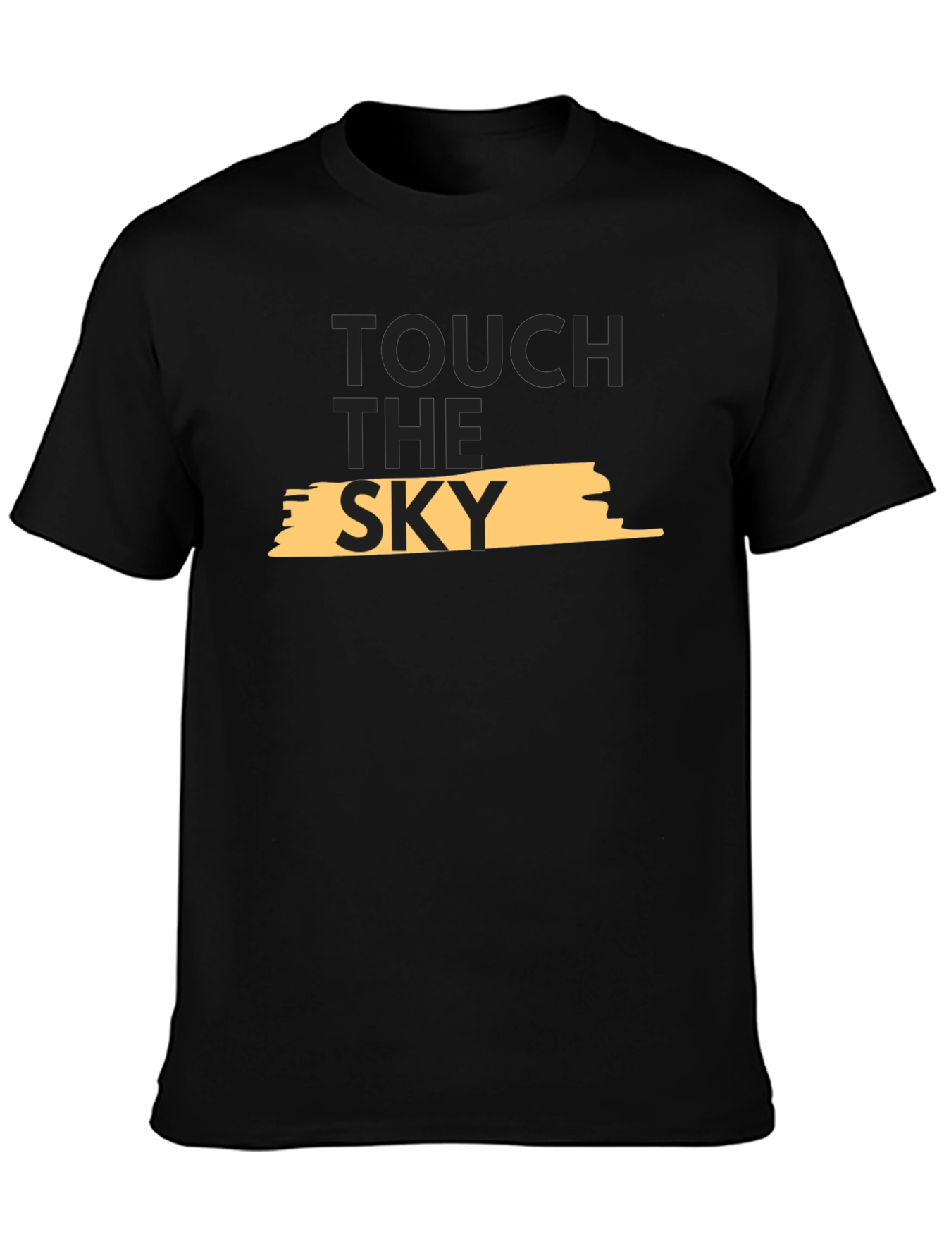 Black Touch The Sky Graphic T-Shirt - Black view 3