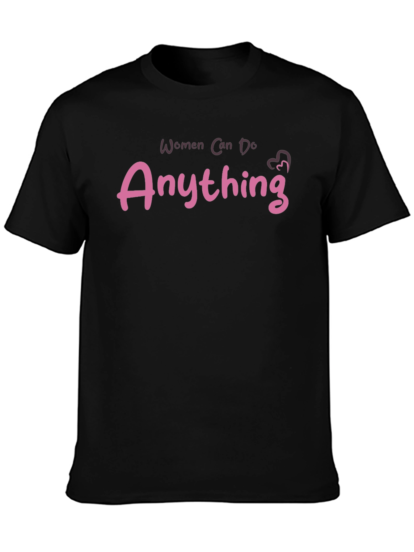 Black Women Can Do Anything Black T-Shirt view 3
