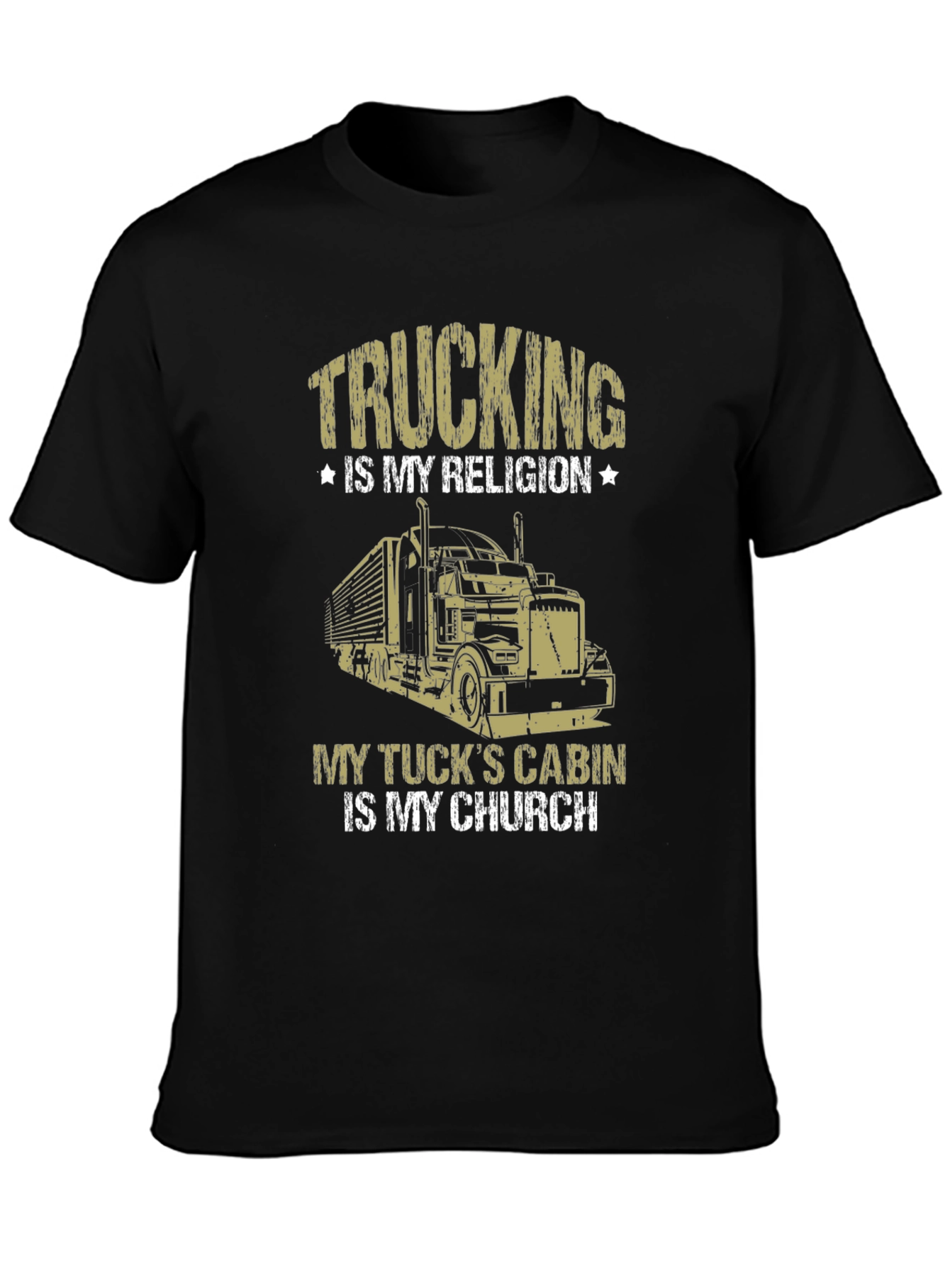 Trucking is My Religion T-Shirt - 3
