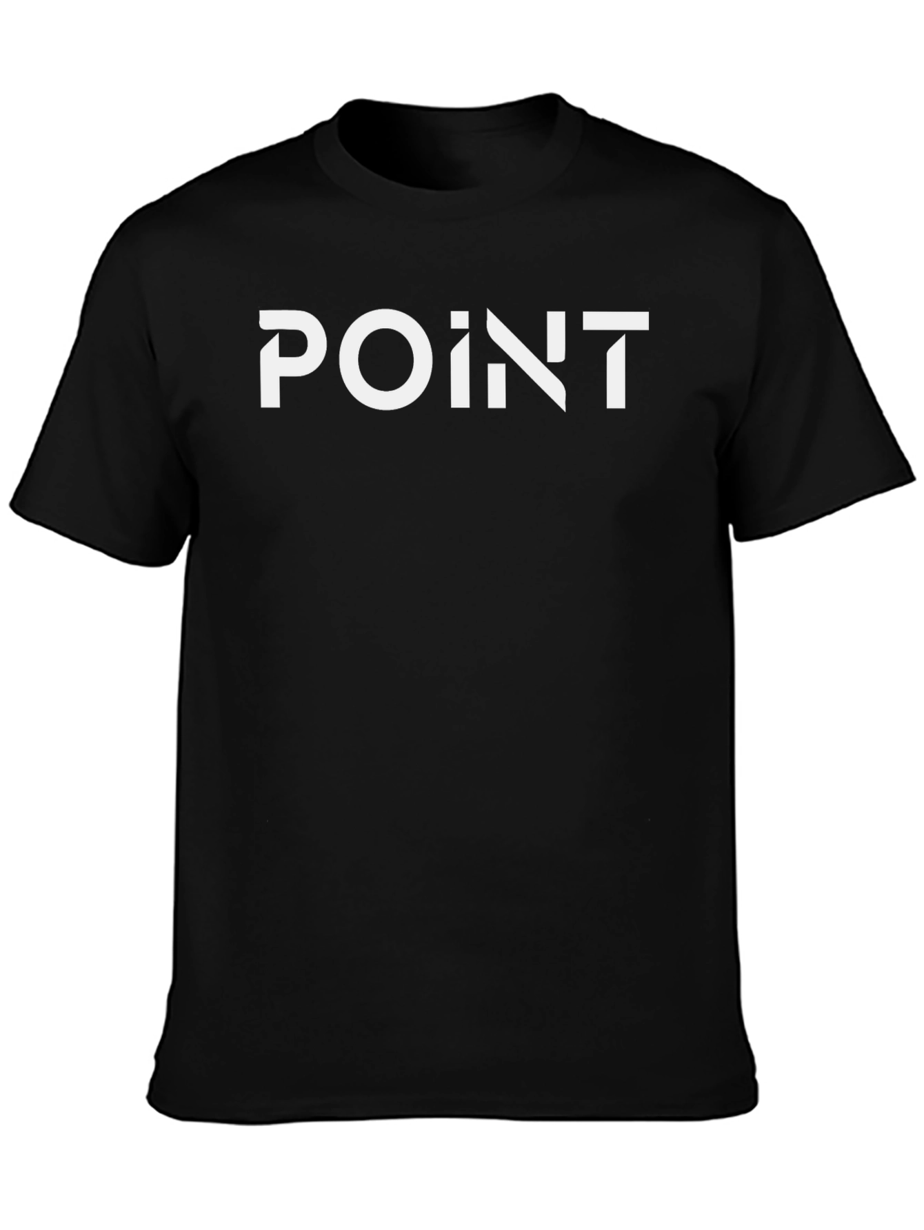 Black Point T-Shirt - Modern Graphic Tee view 3