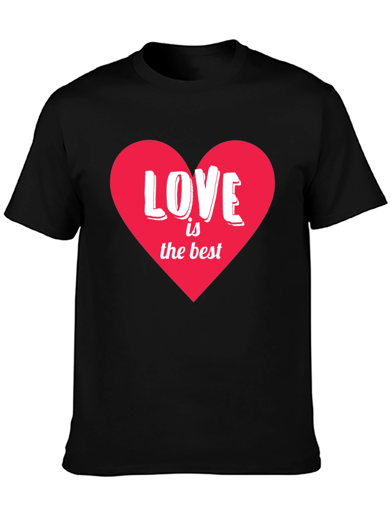 Love is the Best Heart Graphic T-Shirt - 3