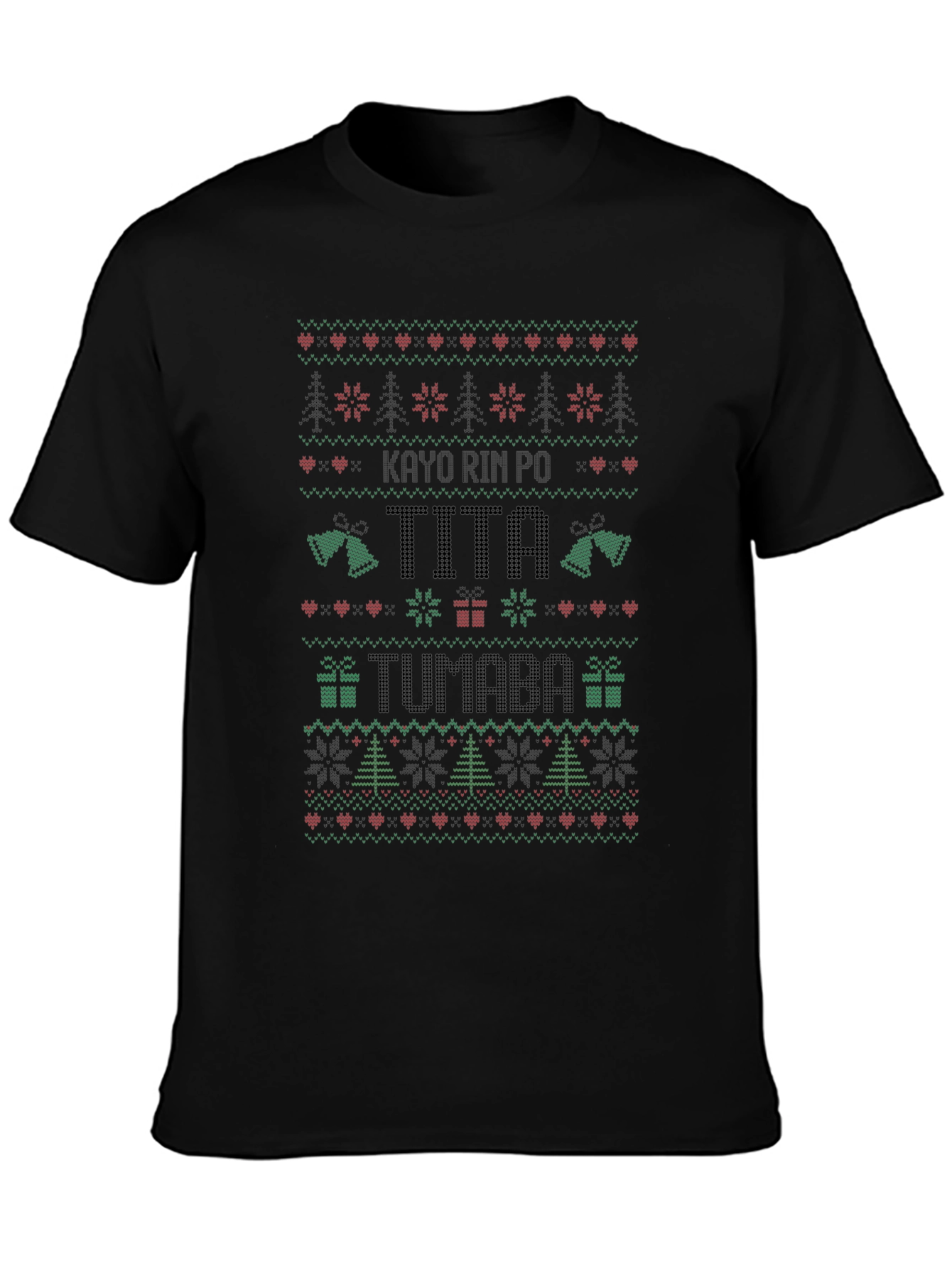 Tita Tumaba Ugly Christmas Sweater T-Shirt - 3