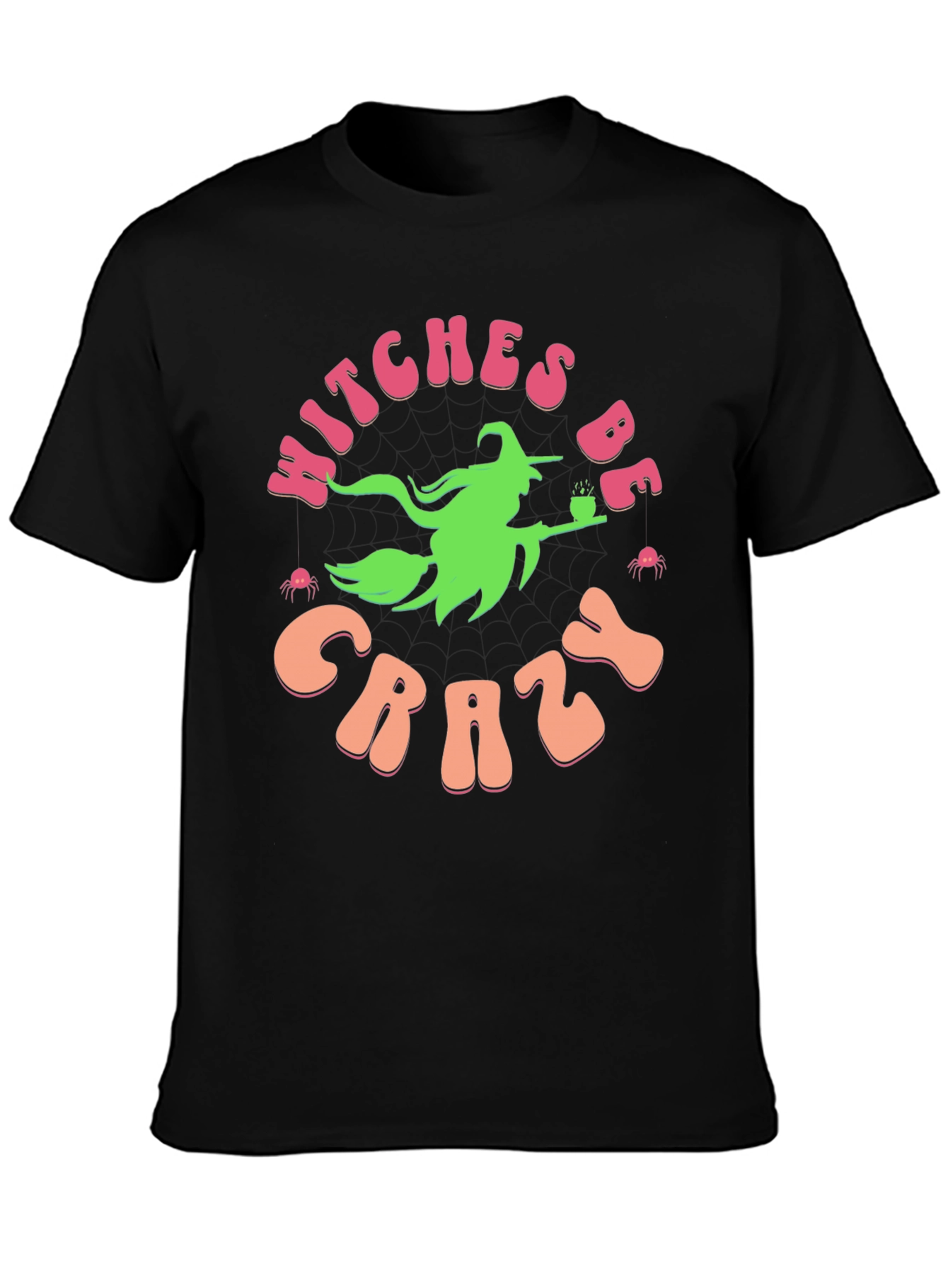 Black Witches Be Crazy Graphic Tee view 3