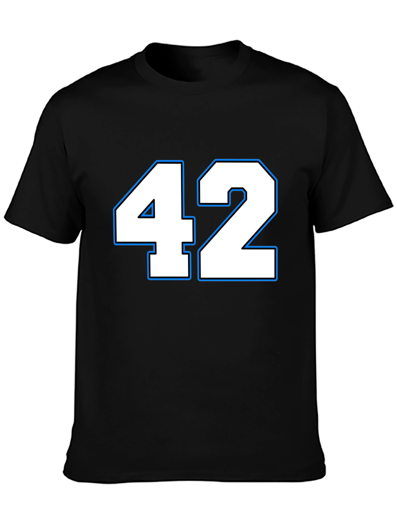 Black Number 42 Graphic Tee - Casual Style view 3