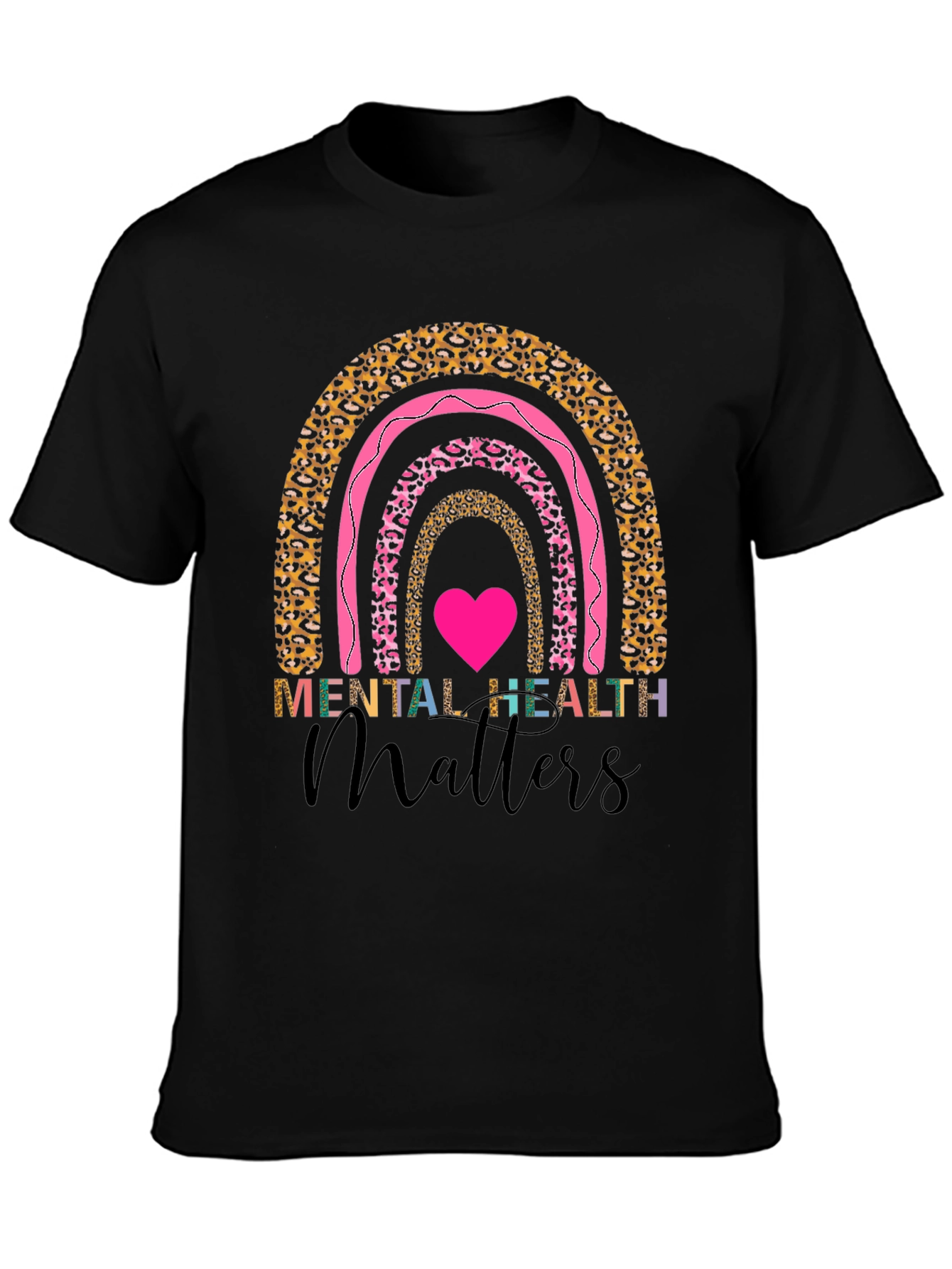 Black Mental Health Matters Graphic Tee view 3