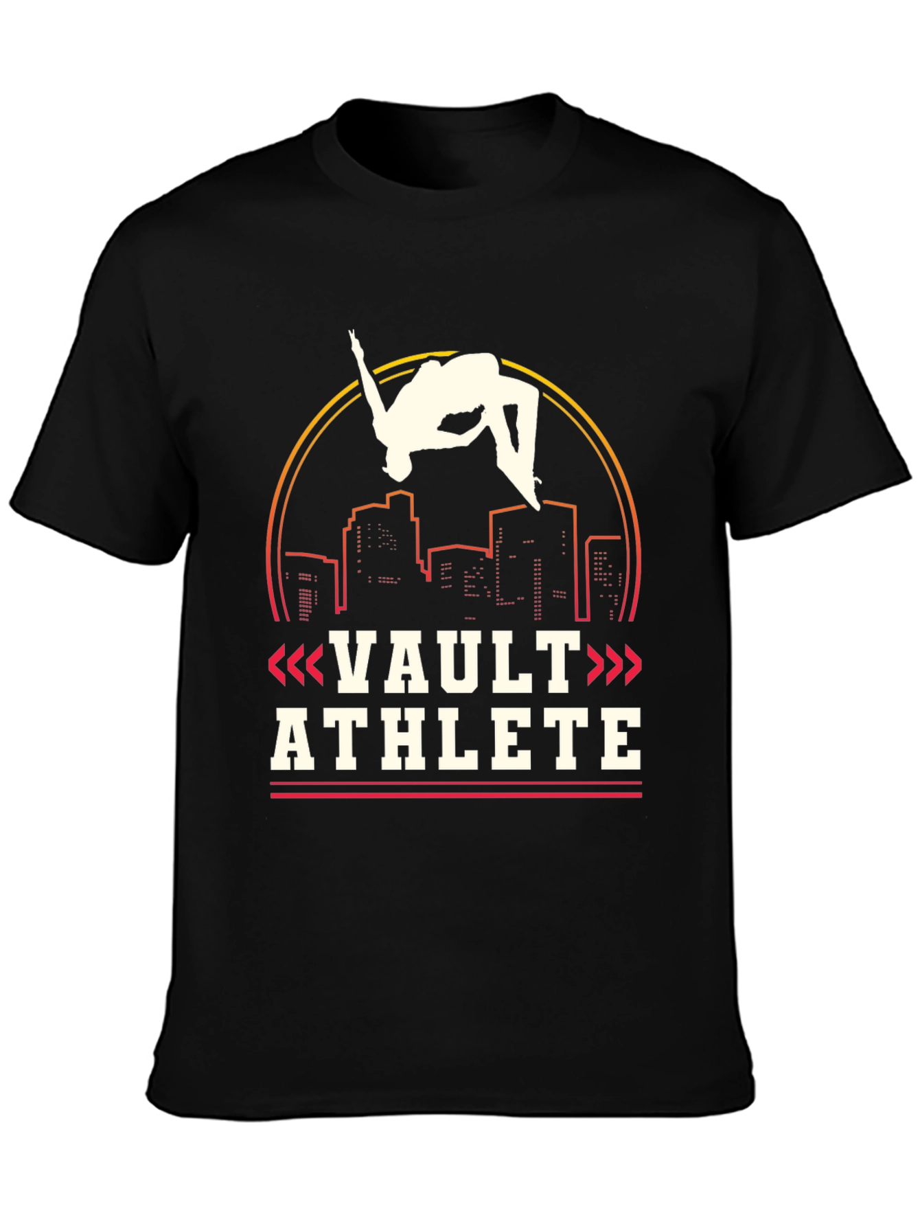 Black Vault Athlete Graphic T-Shirt view 3