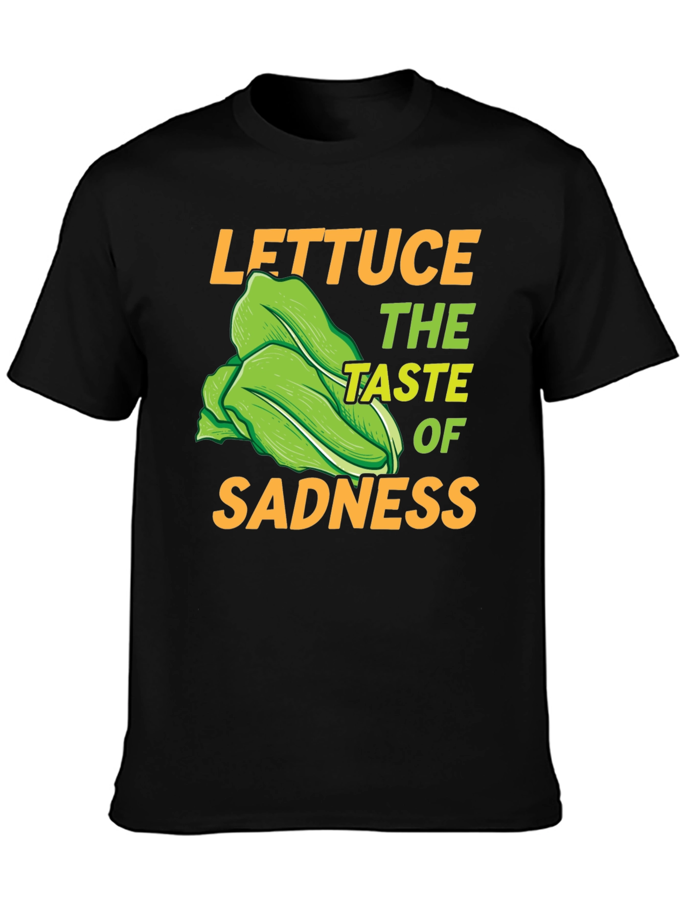 Black Lettuce Taste of Sadness Graphic T-Shirt view 3