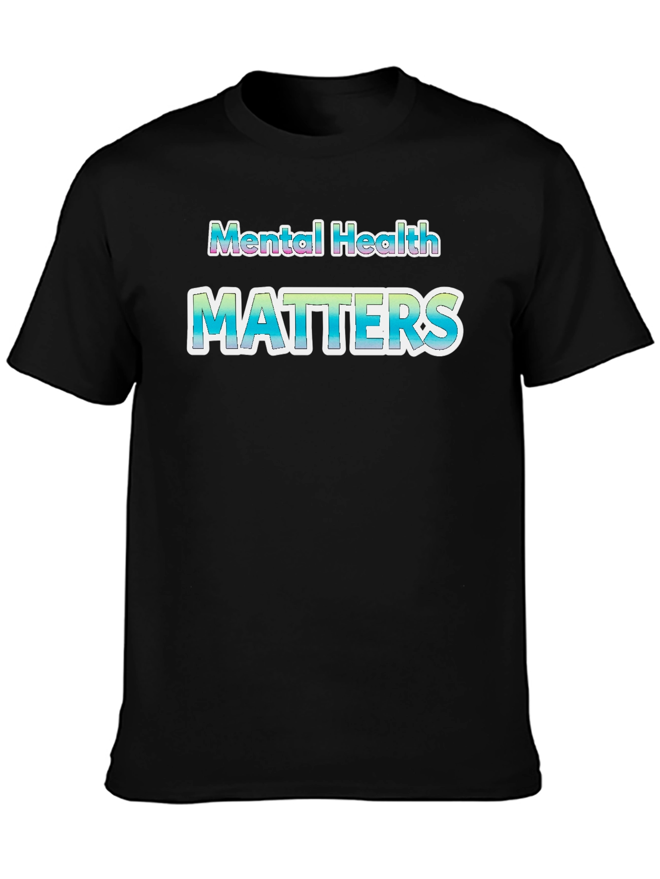 Black Mental Health Matters Graphic Tee view 3