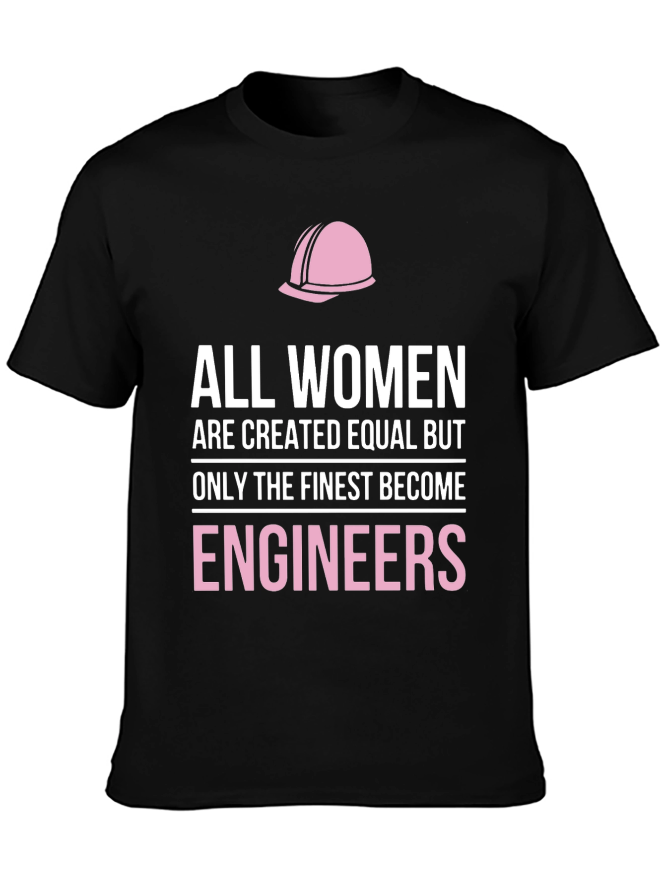 Black Finest Engineers Women's T-Shirt view 3