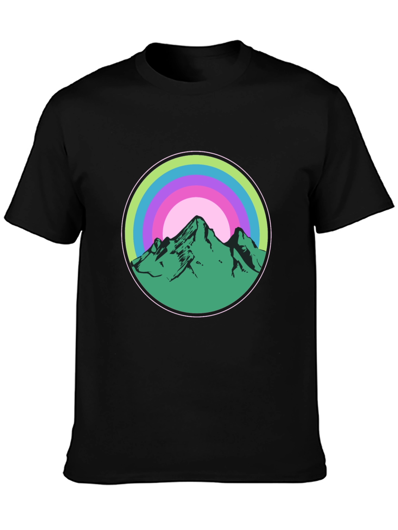 Black Mountain Circle Graphic Tee view 3