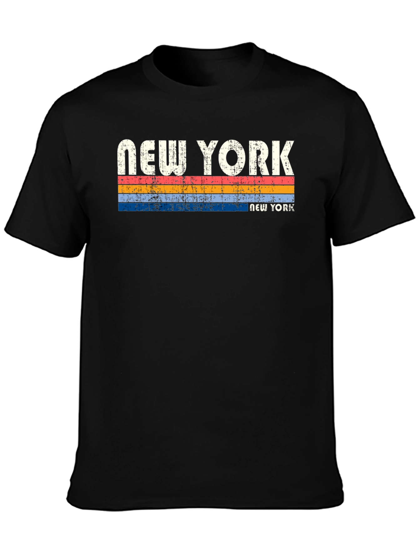 Black Vintage New York T-Shirt view 3