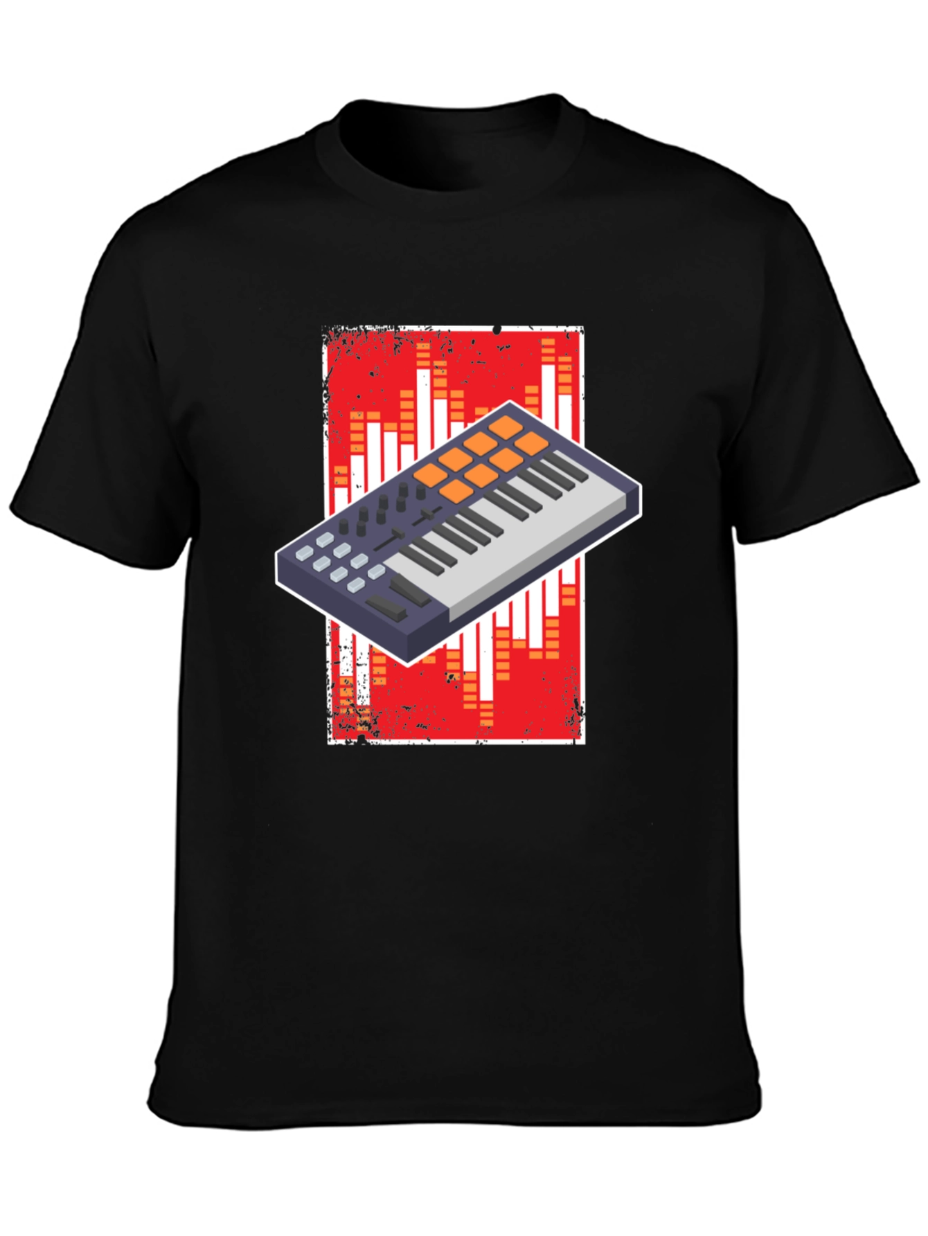 Black Music Producer T-Shirt - Beat Maker Graphic Tee view 3