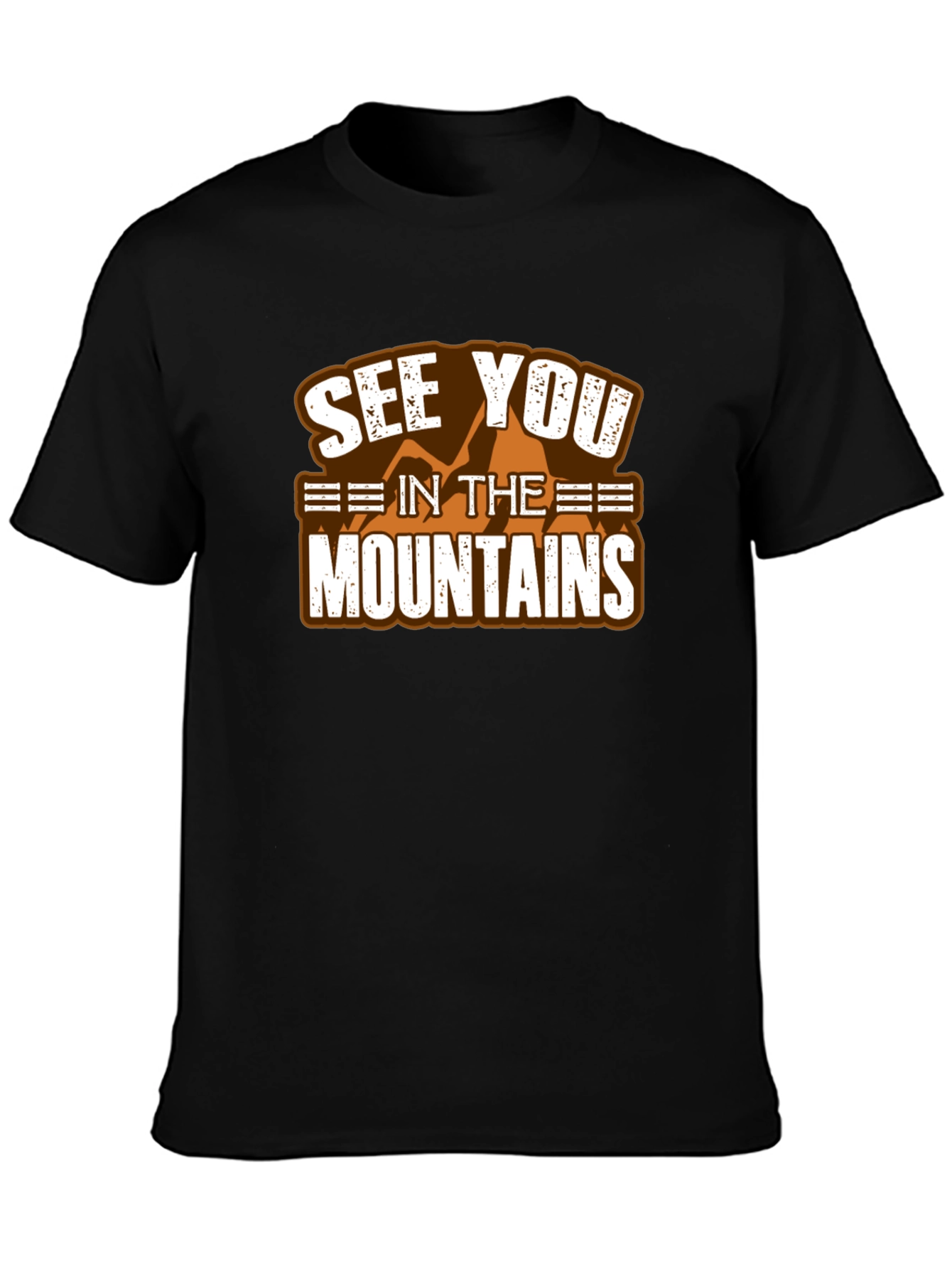 Black See You in the Mountains Graphic T-Shirt view 3