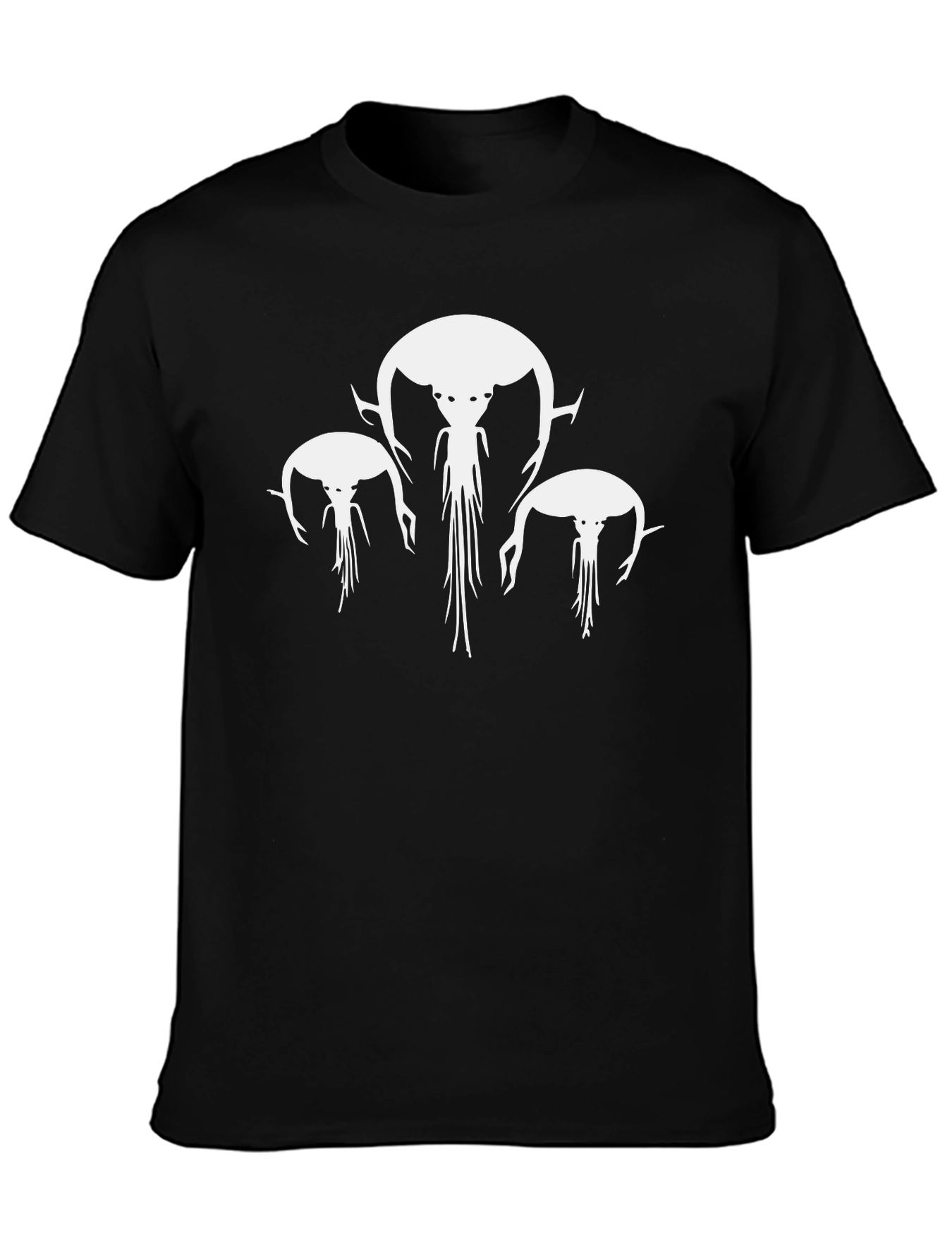 Black Horseshoe Crab Graphic Print Tee view 3