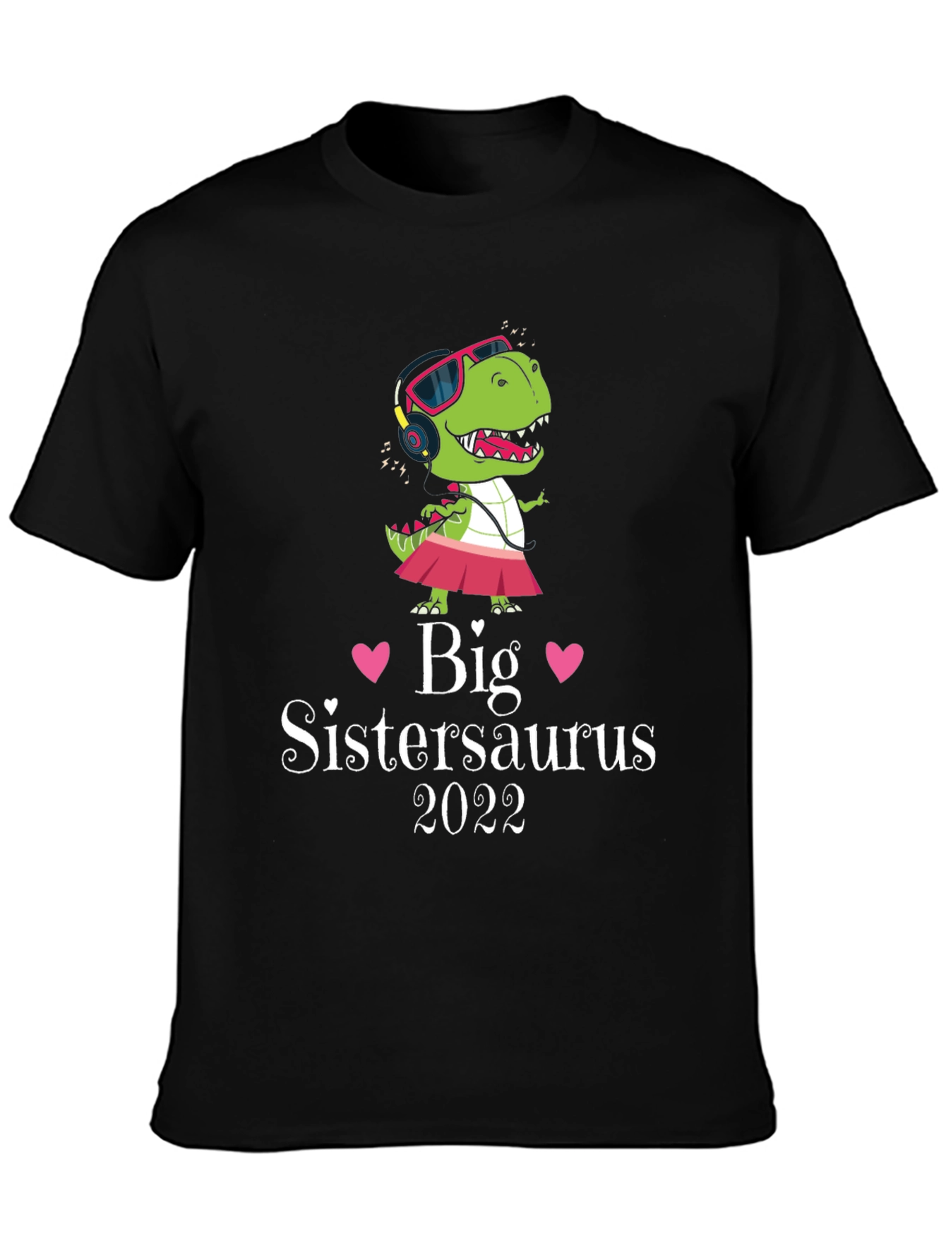 Black Big Sistersaurus 2022 T-Shirt view 3