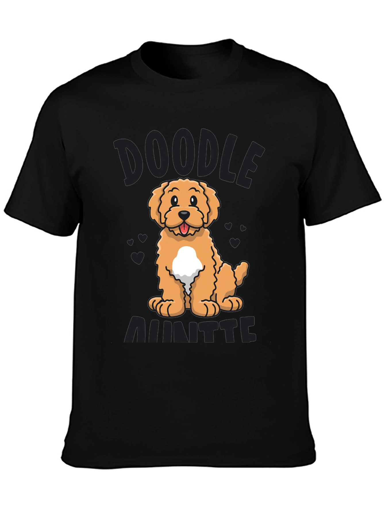 Black Doodle Ainttte T-Shirt Cute Dog Design view 3