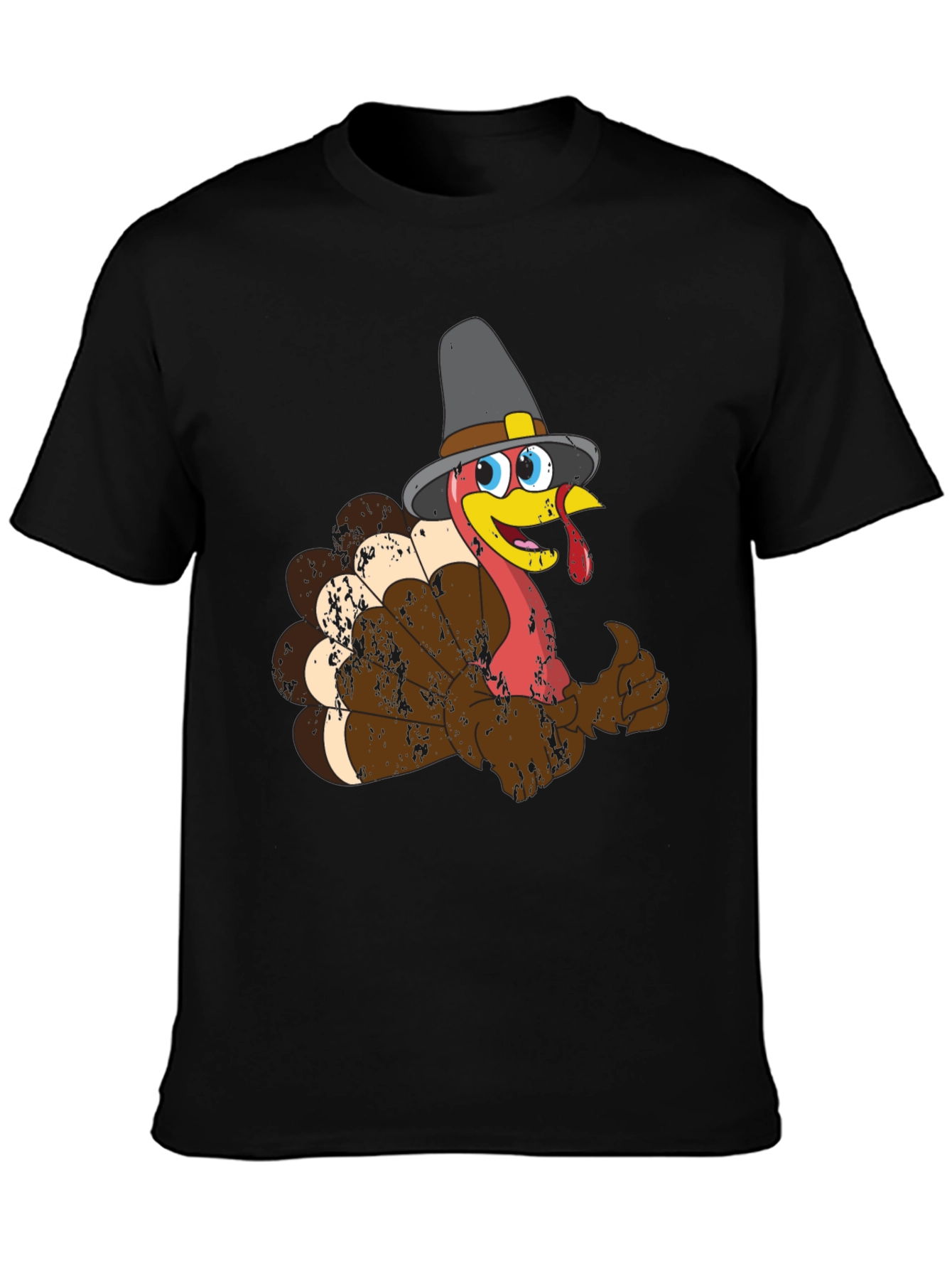 Thanksgiving Turkey Pilgrim T-Shirt - 3