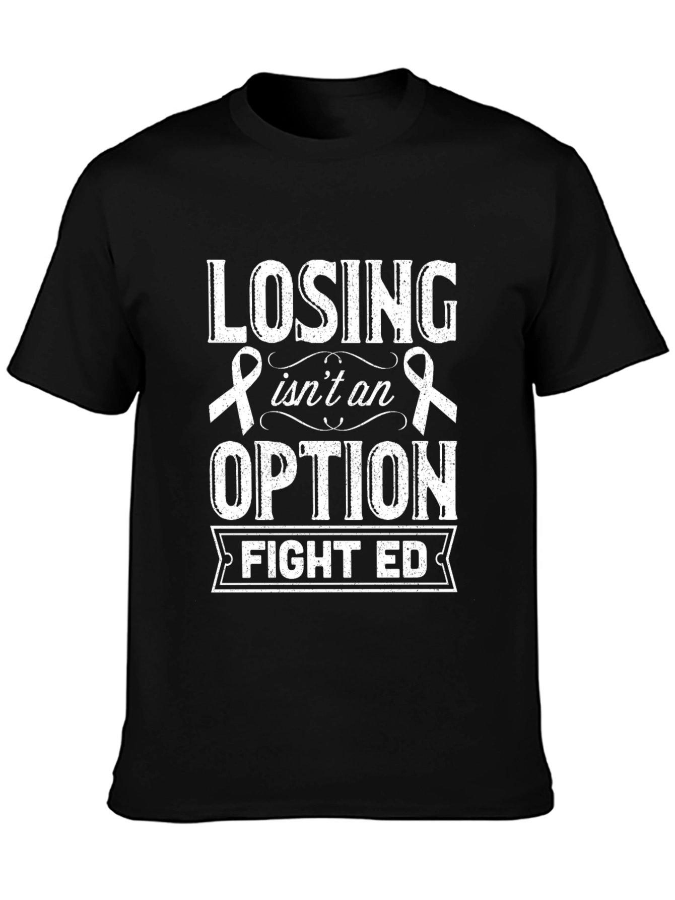 Fight ED Awareness Ribbon T-Shirt - 3
