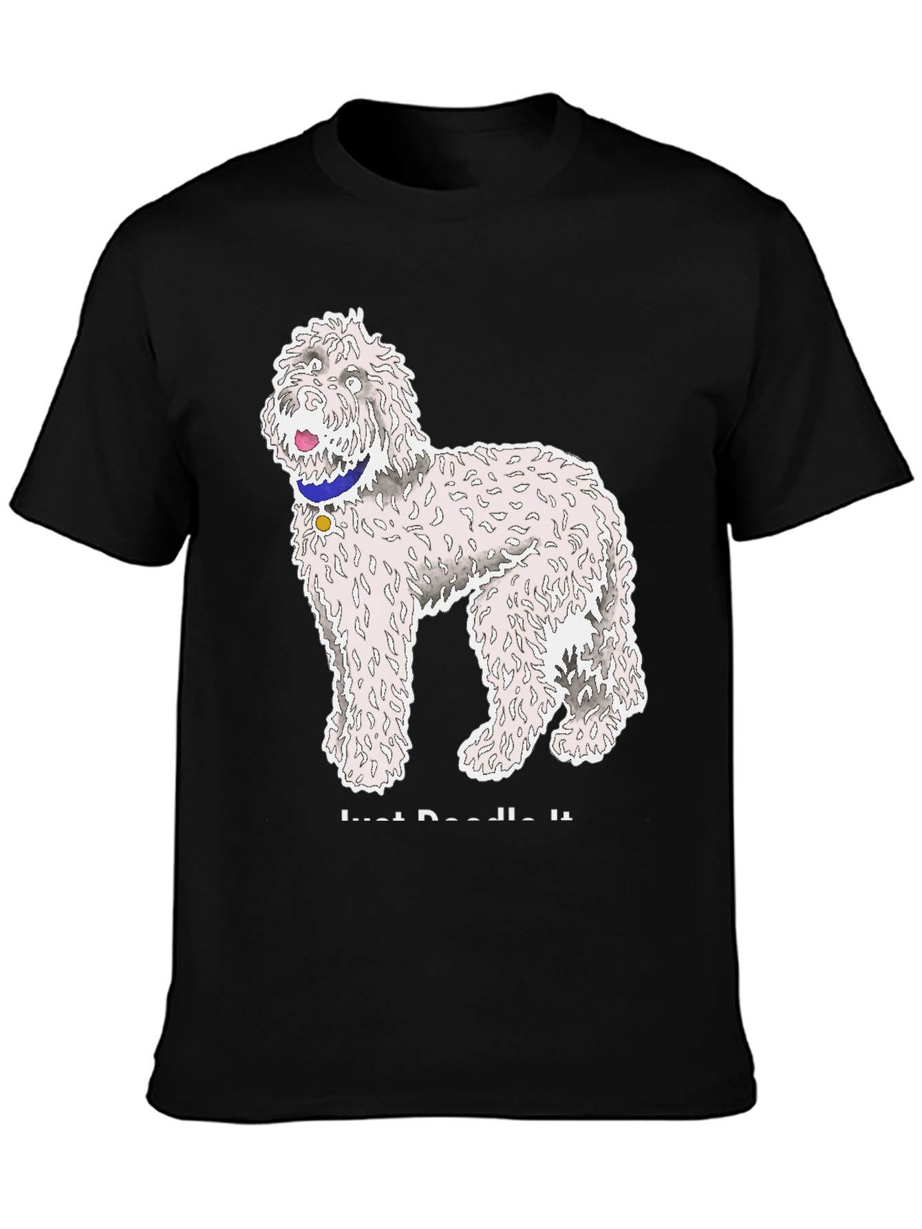 Black Just Doodle It T-Shirt view 3