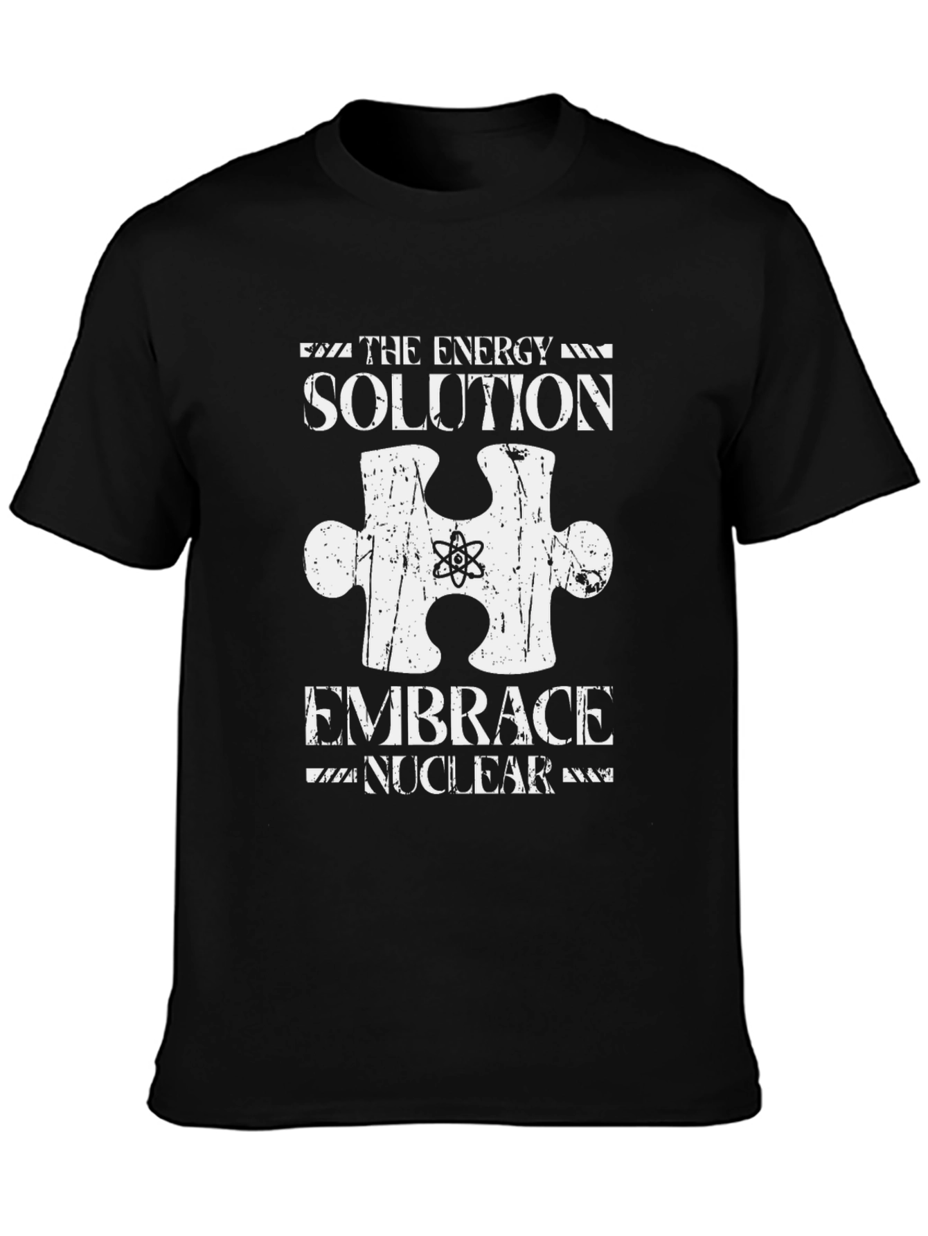 Black Nuclear Energy Solution T-Shirt view 3