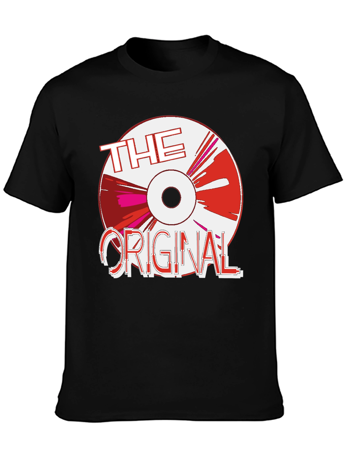 Black The Original Music Lover's T-Shirt view 3
