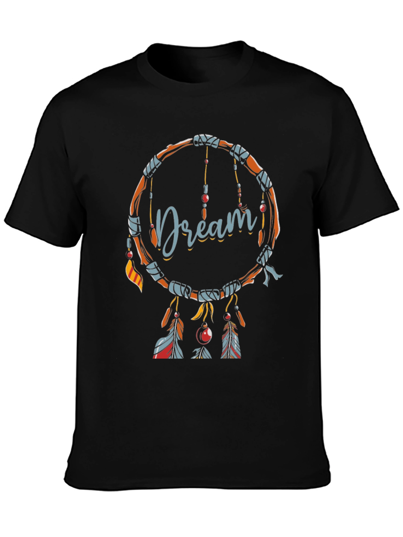 Black Dreamcatcher T-Shirt - Boho Style Dream Shirt view 3