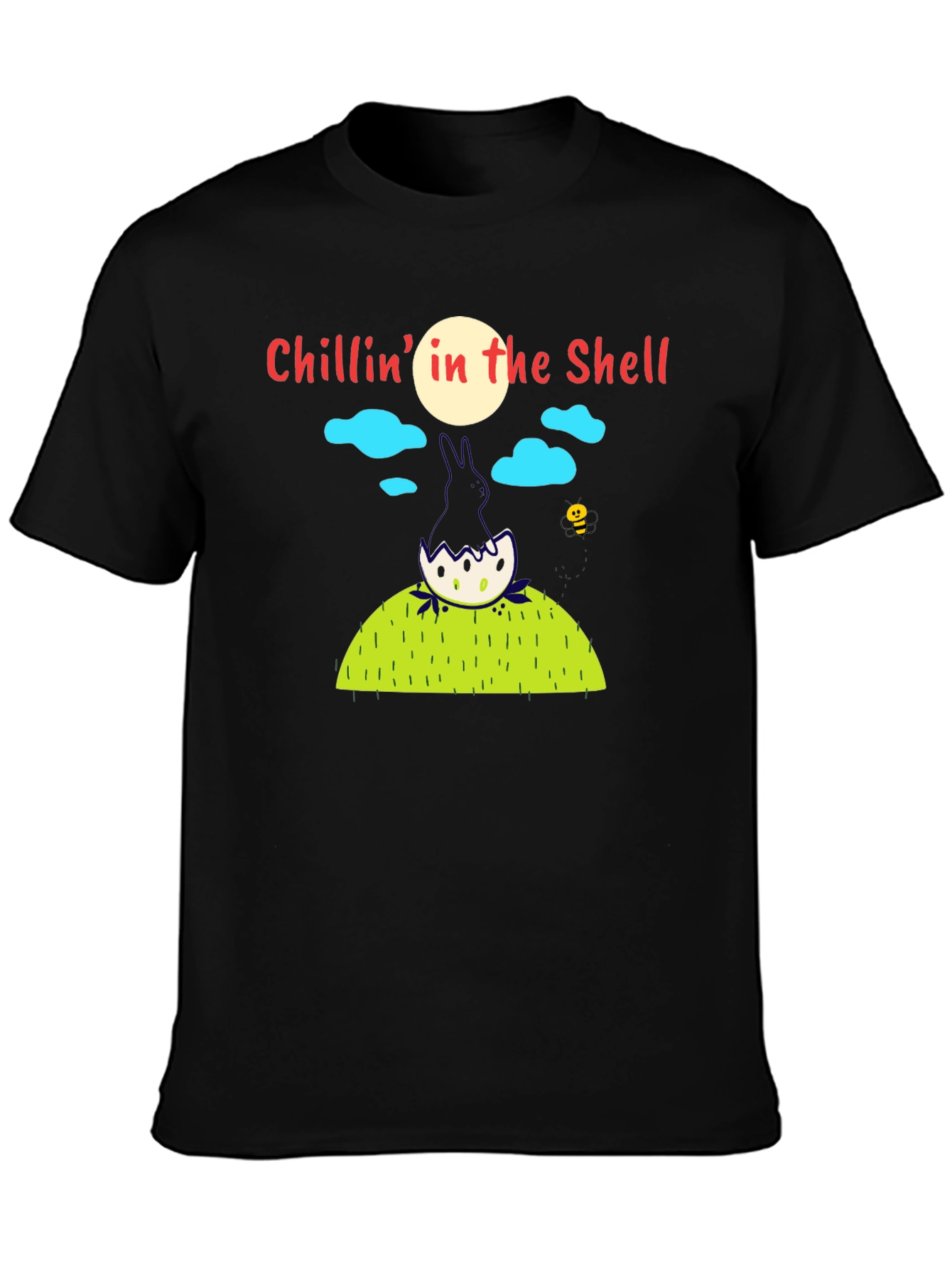 Black Chillin' in the Shell Graphic Tee view 3