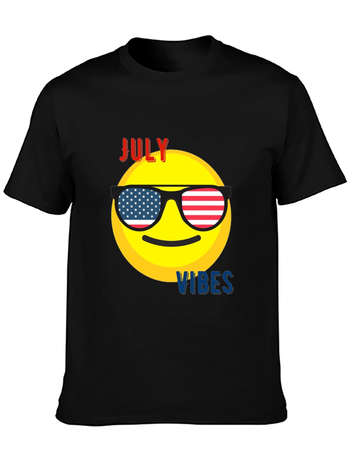 Black July Vibes Graphic Tee view 3