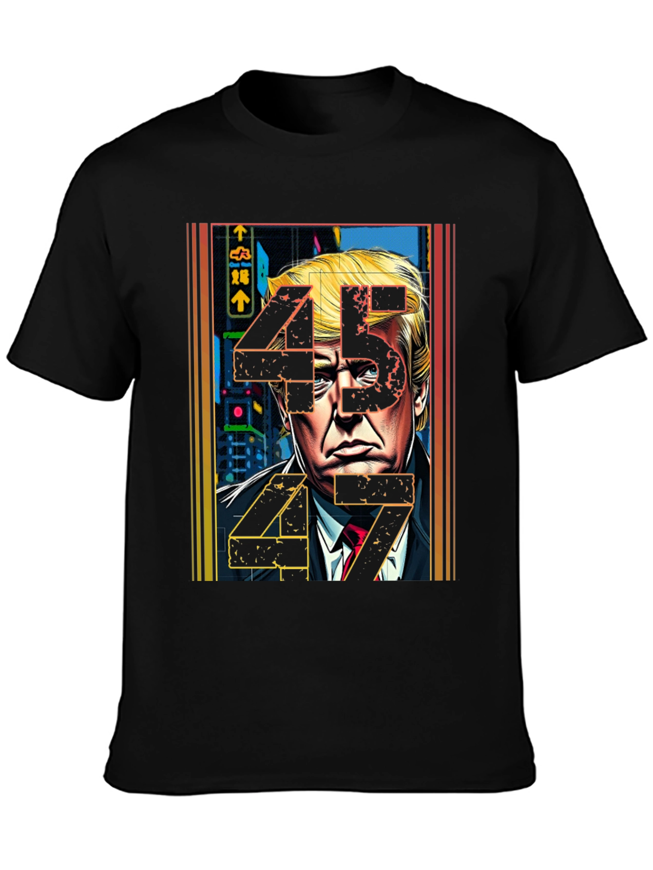 Black 45 47 Graphic Tee view 3