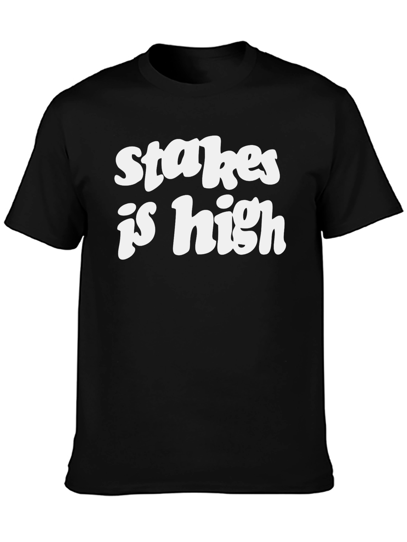 Black Stakes Is High Graphic Tee - Black view 3