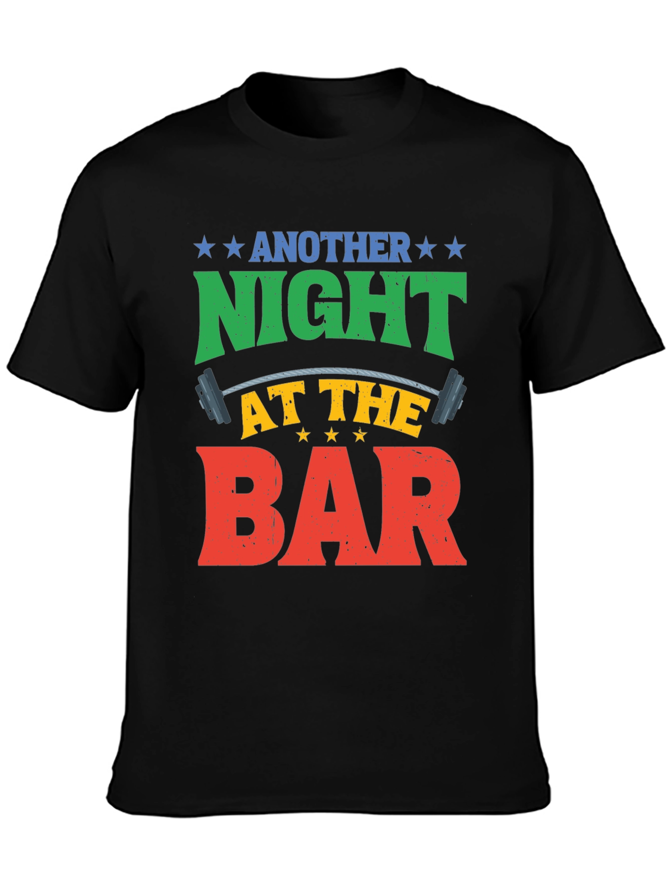 Black Another Night at the Bar Workout T-Shirt view 3