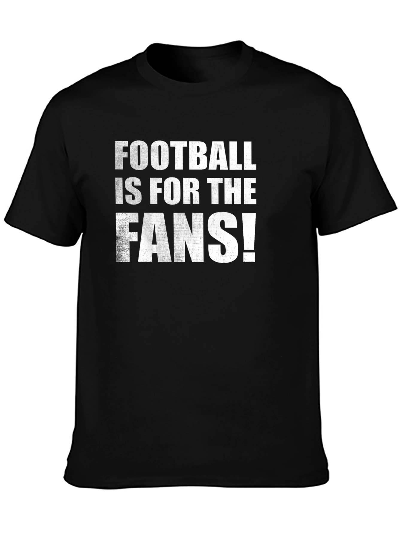 Black Football is for the Fans! T-Shirt view 3