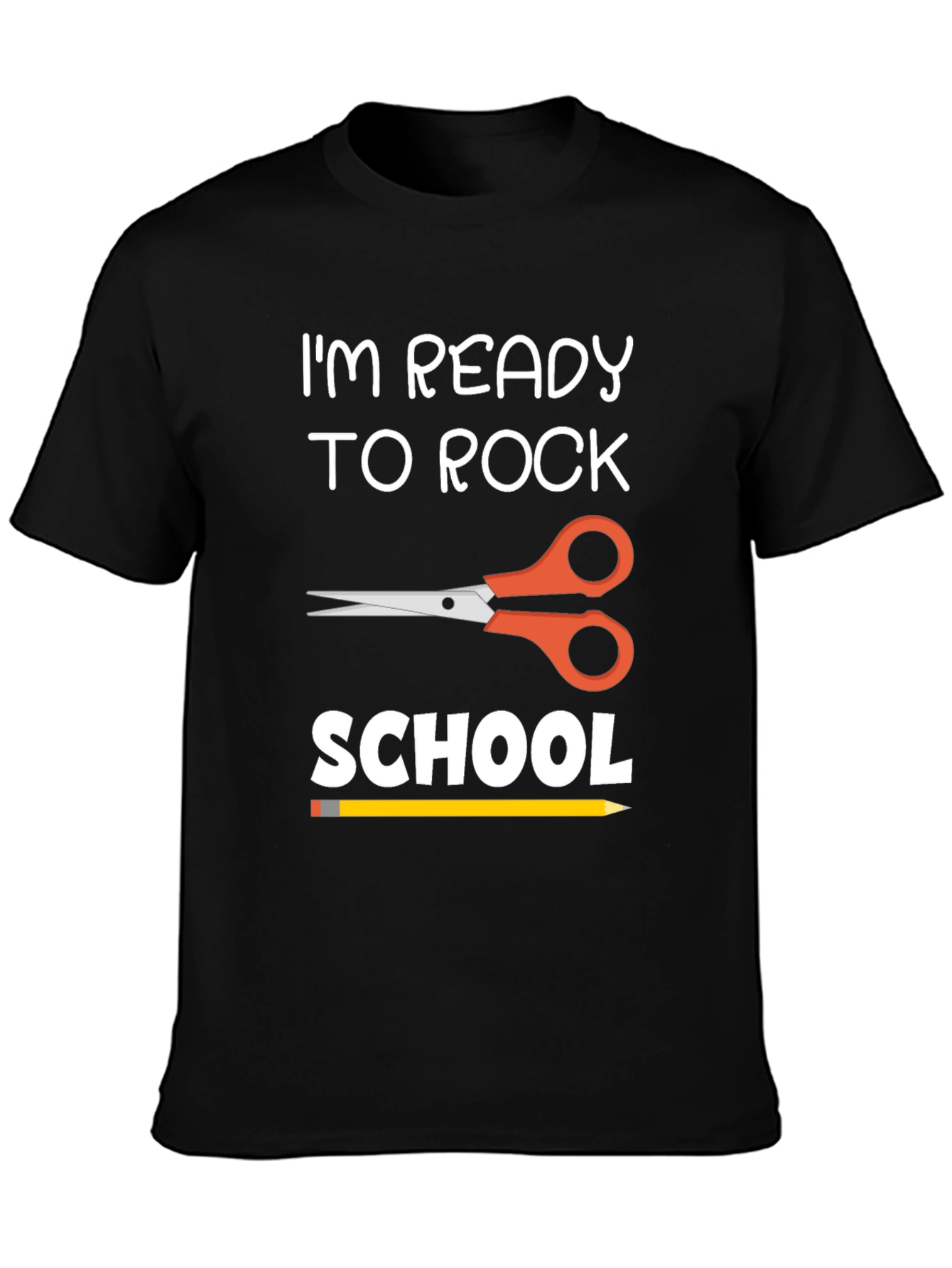 Black Ready to Rock School T-Shirt view 3
