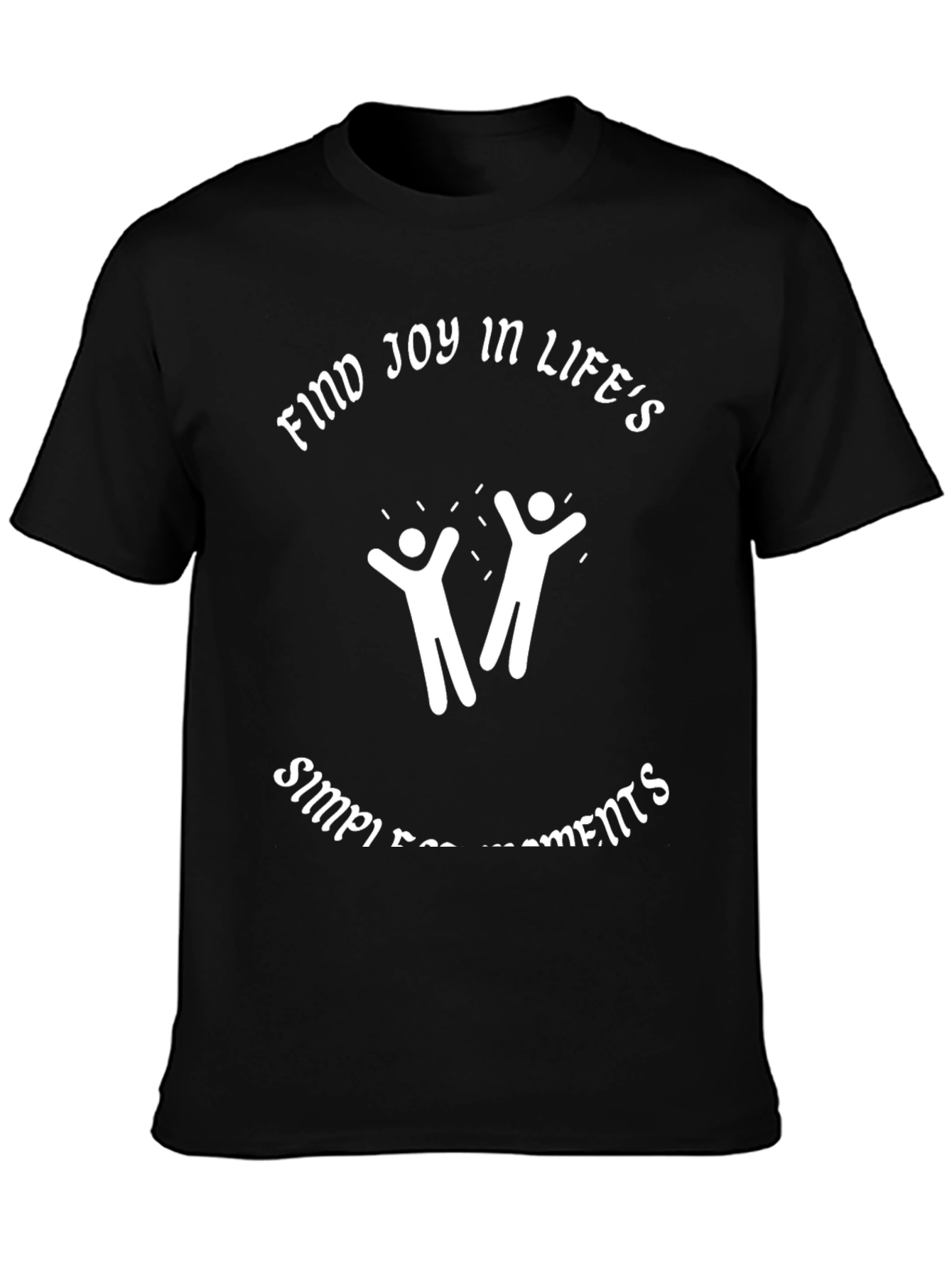 Black Joy in Life T-Shirt - Find Joy in Simple Moments! view 3