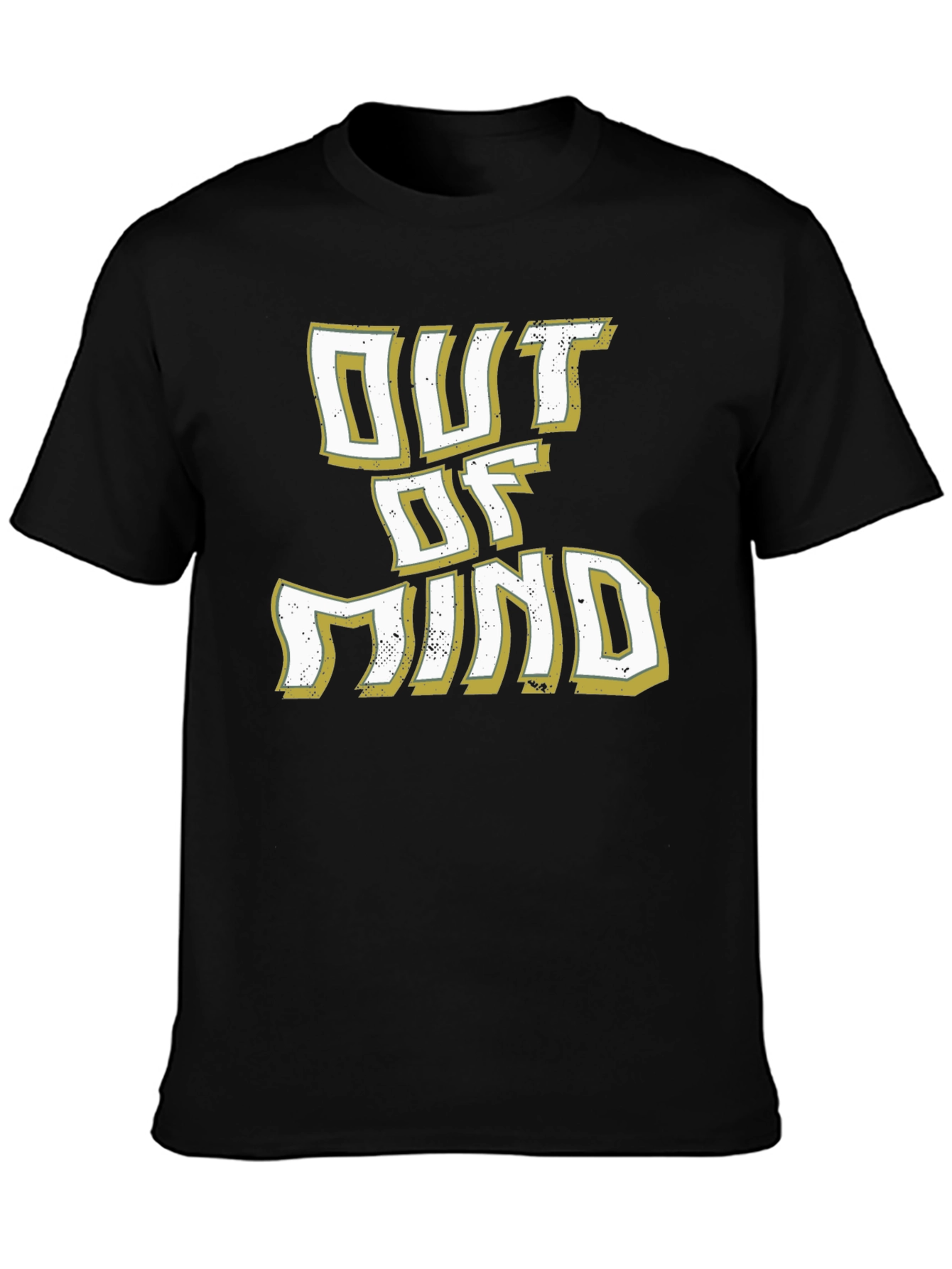 Black Out Of Mind Graphic Tee - Novelty Print T-Shirt view 3