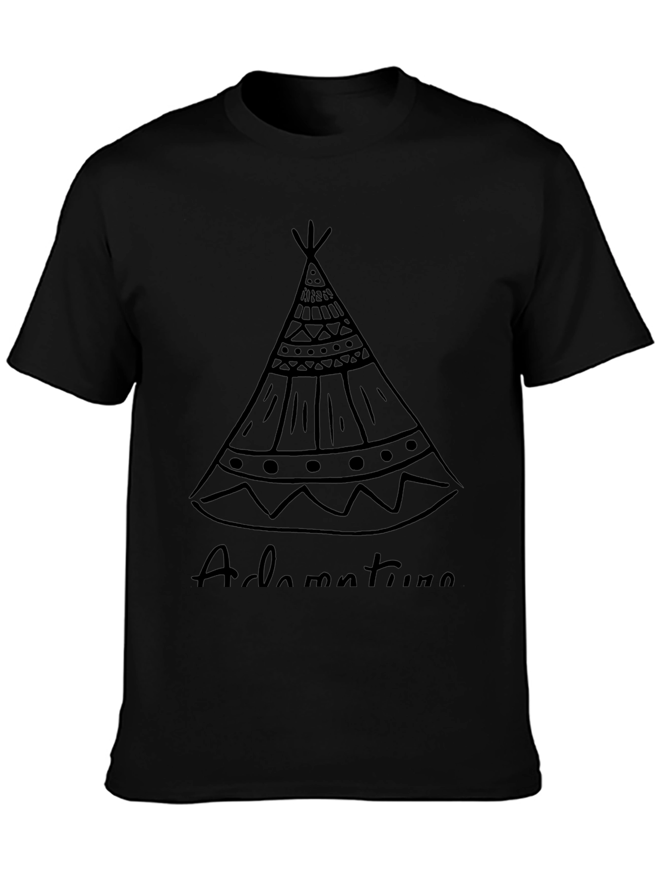 Adventure Tee: Tribal Tipi Graphic T-Shirt - 3