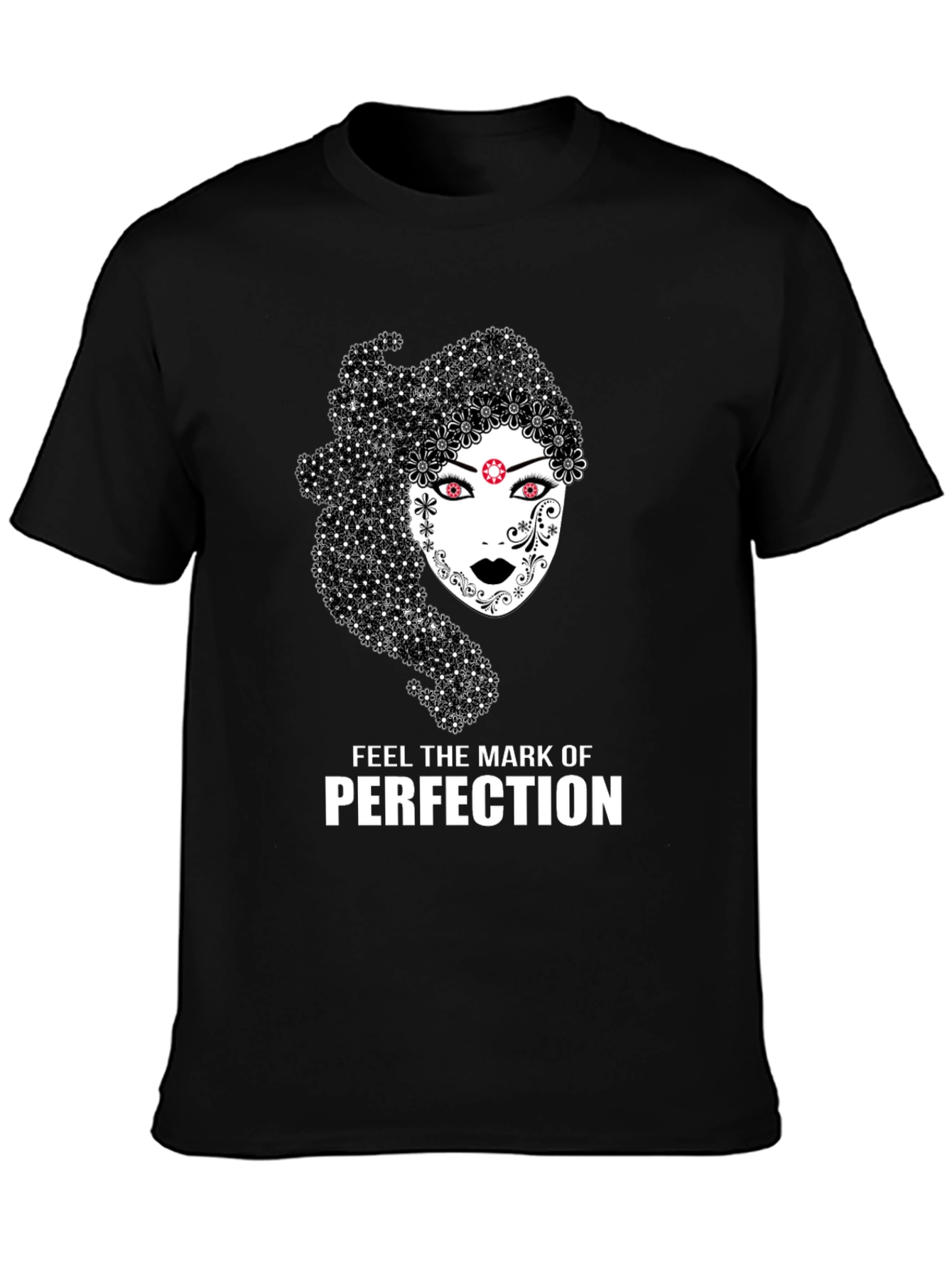Black Mark of Perfection Graphic T-Shirt view 3