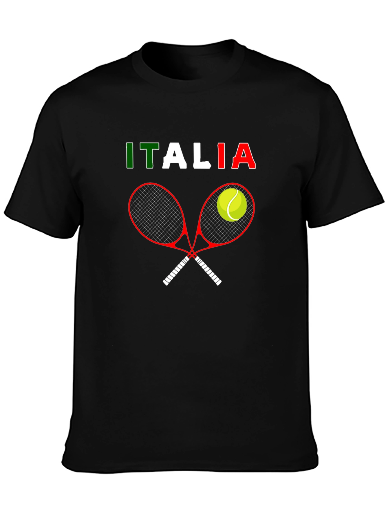 Italia Tennis T-Shirt - Fun Graphic Tee - 3