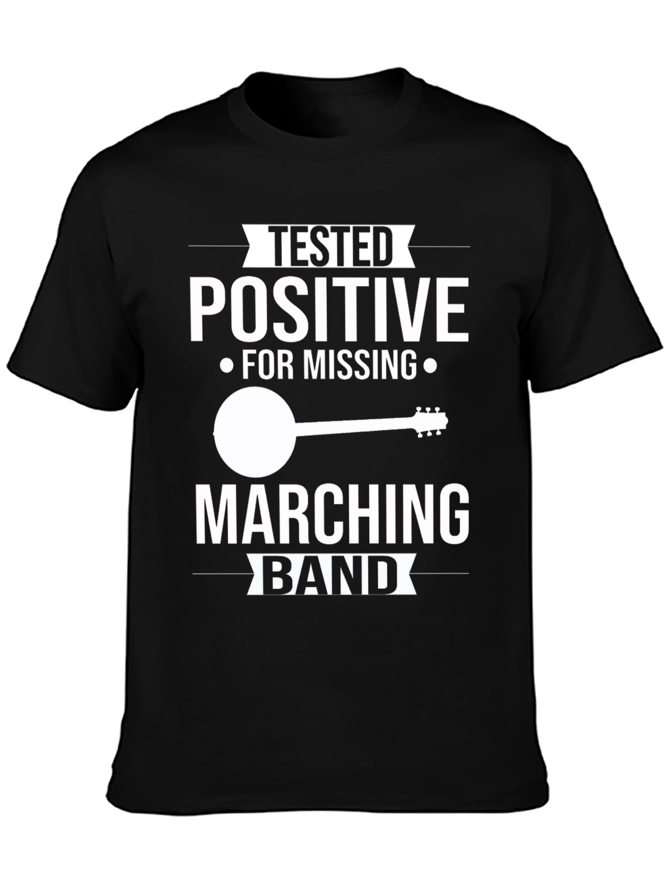 Black Missing Marching Band T-Shirt view 3
