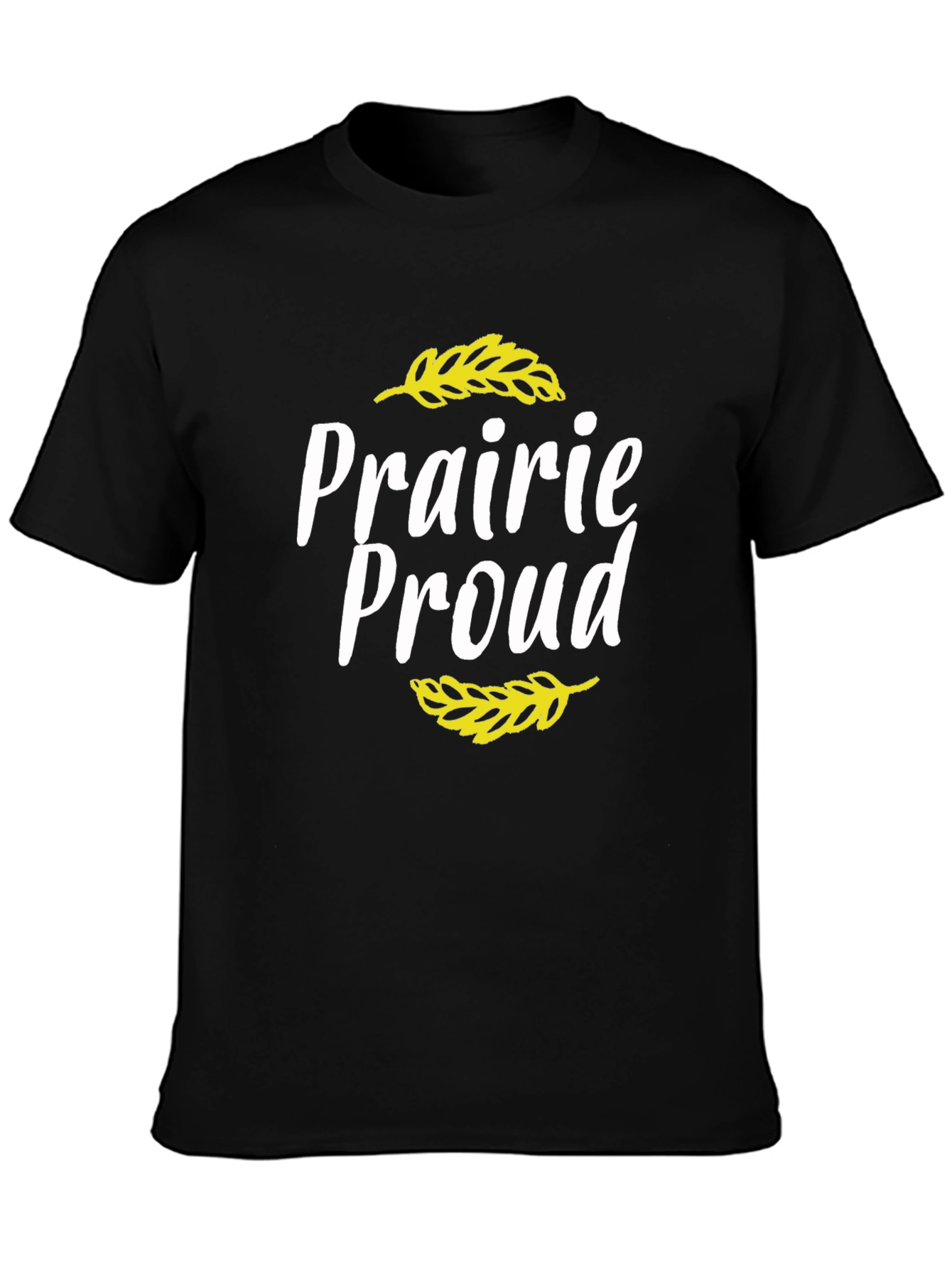 Black Prairie Proud Graphic Tee - Soft Black T-Shirt view 3