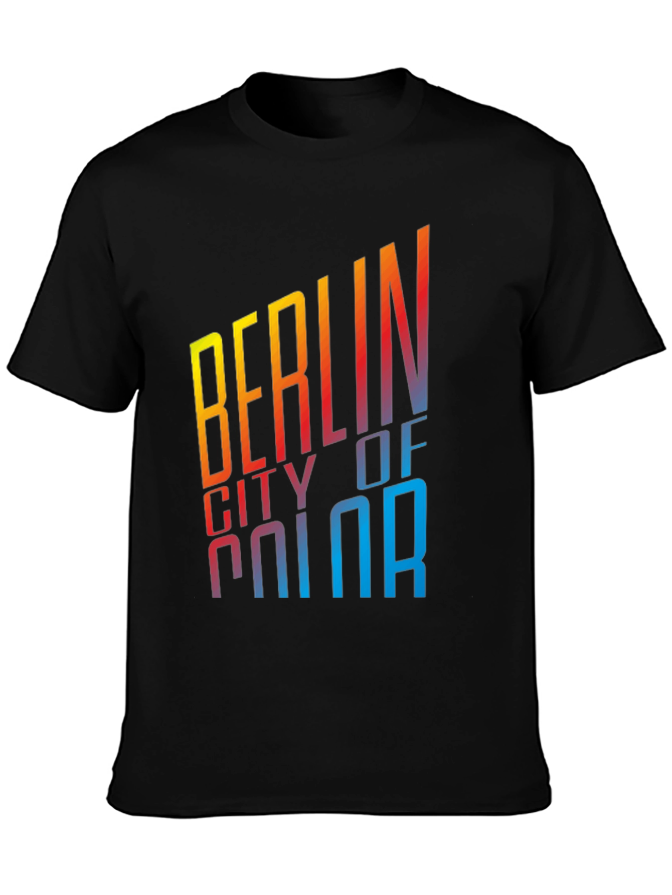 Black Berlin City of Sin T-Shirt - Graphic Tee view 3