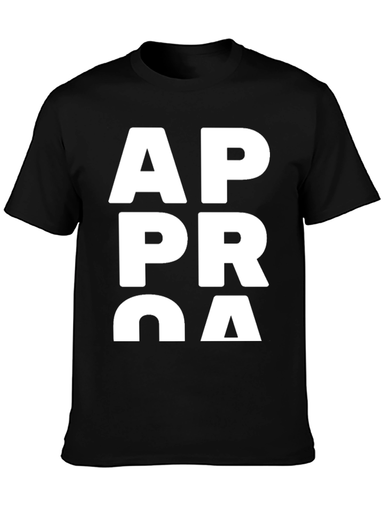 Black Approca T-Shirt - Stylish Comfort view 3