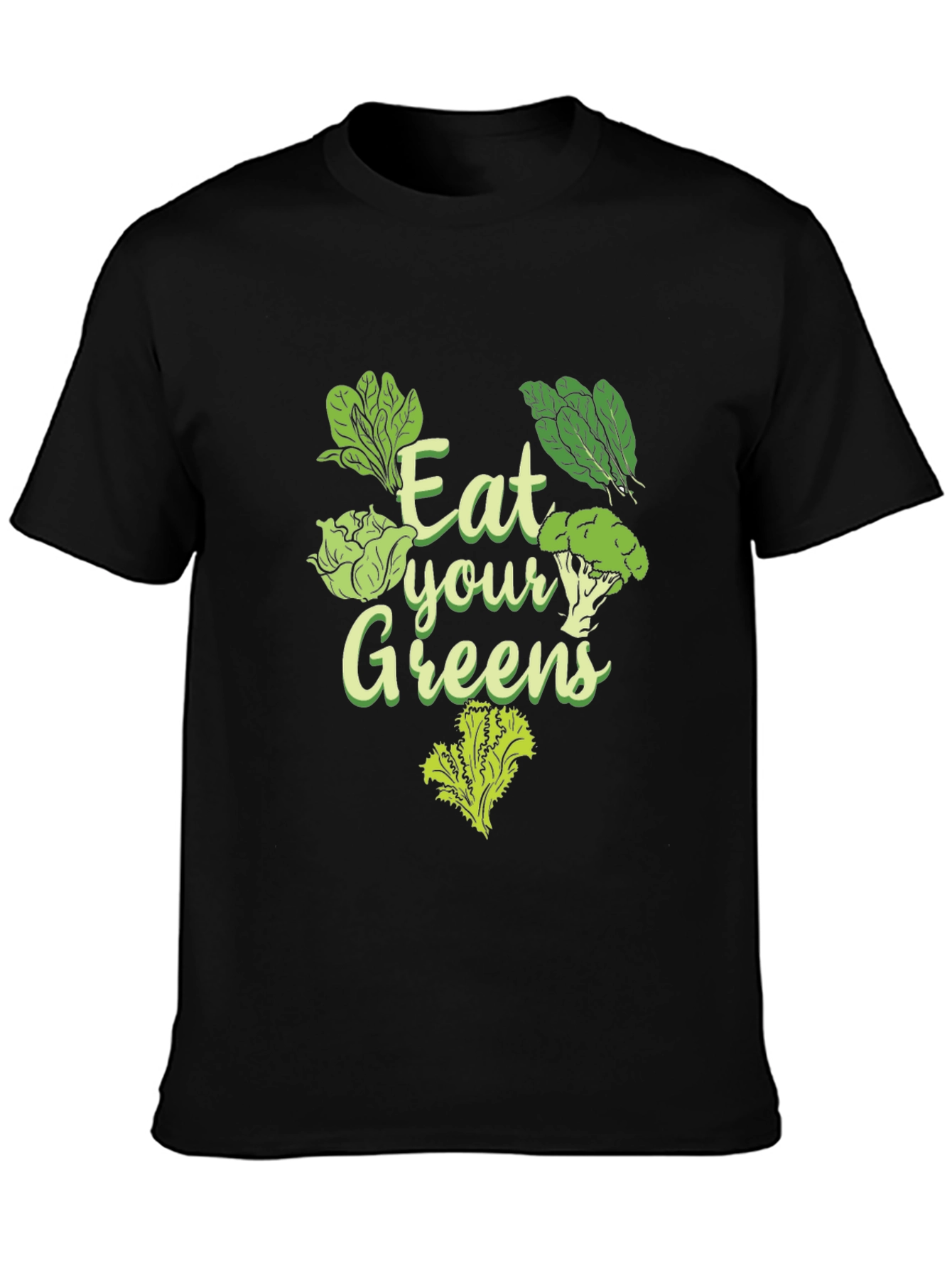 Eat Your Greens T-Shirt - Healthy Vegan Tee - 3